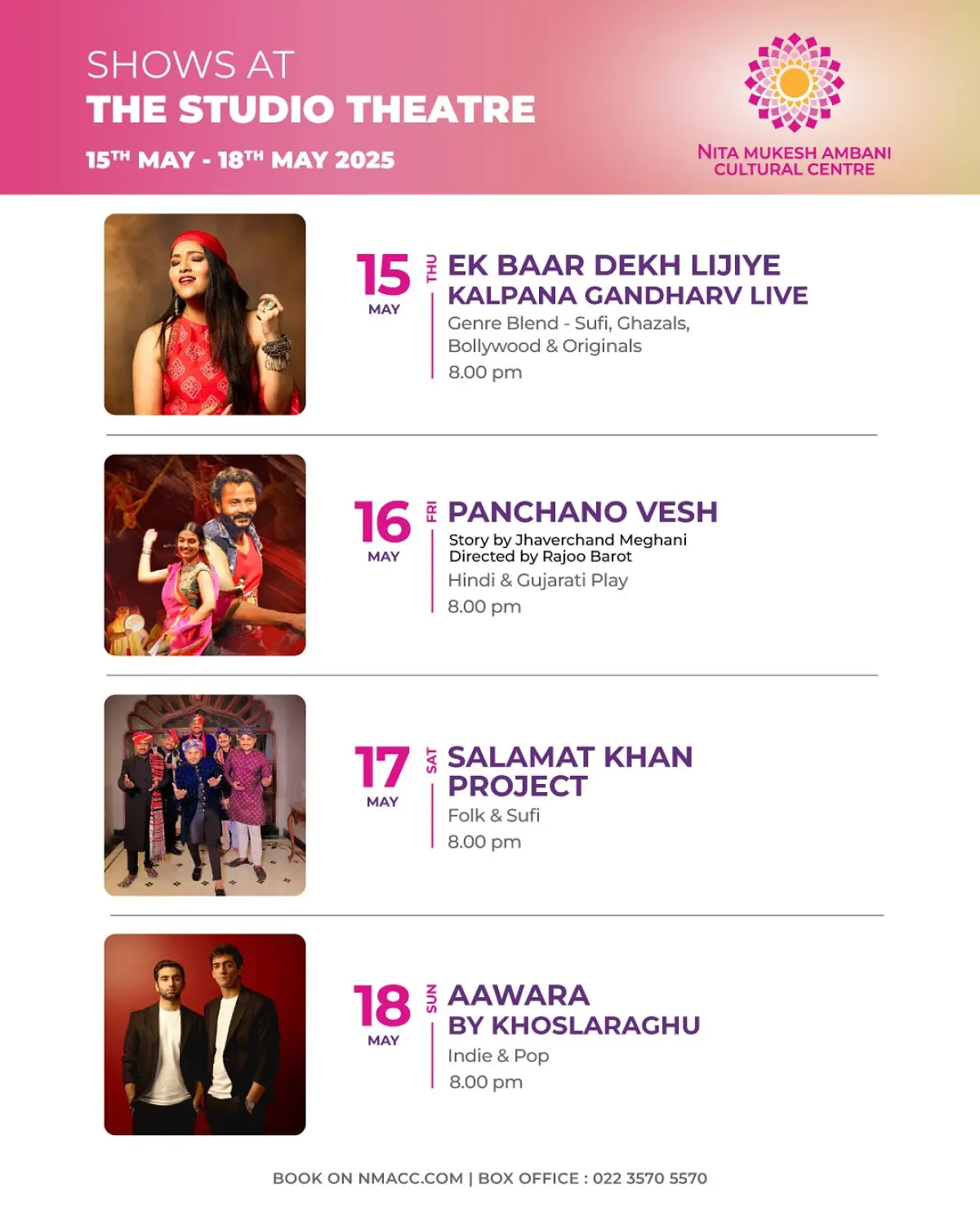 Exciting May Lineup At Studio Theatre And The Cube Immerse in folk, theatre, dance & music at a vibrant cultural weekend of artistic flair.
