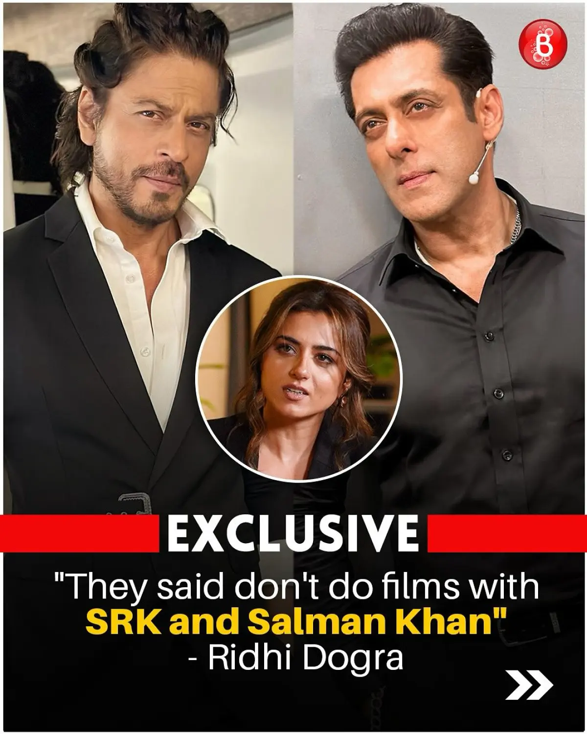 Exclusive Interview With Ridhi Dogra Ridhi Dogra exposes bias against working with SRK & Salman filmmakers must defy norms now!