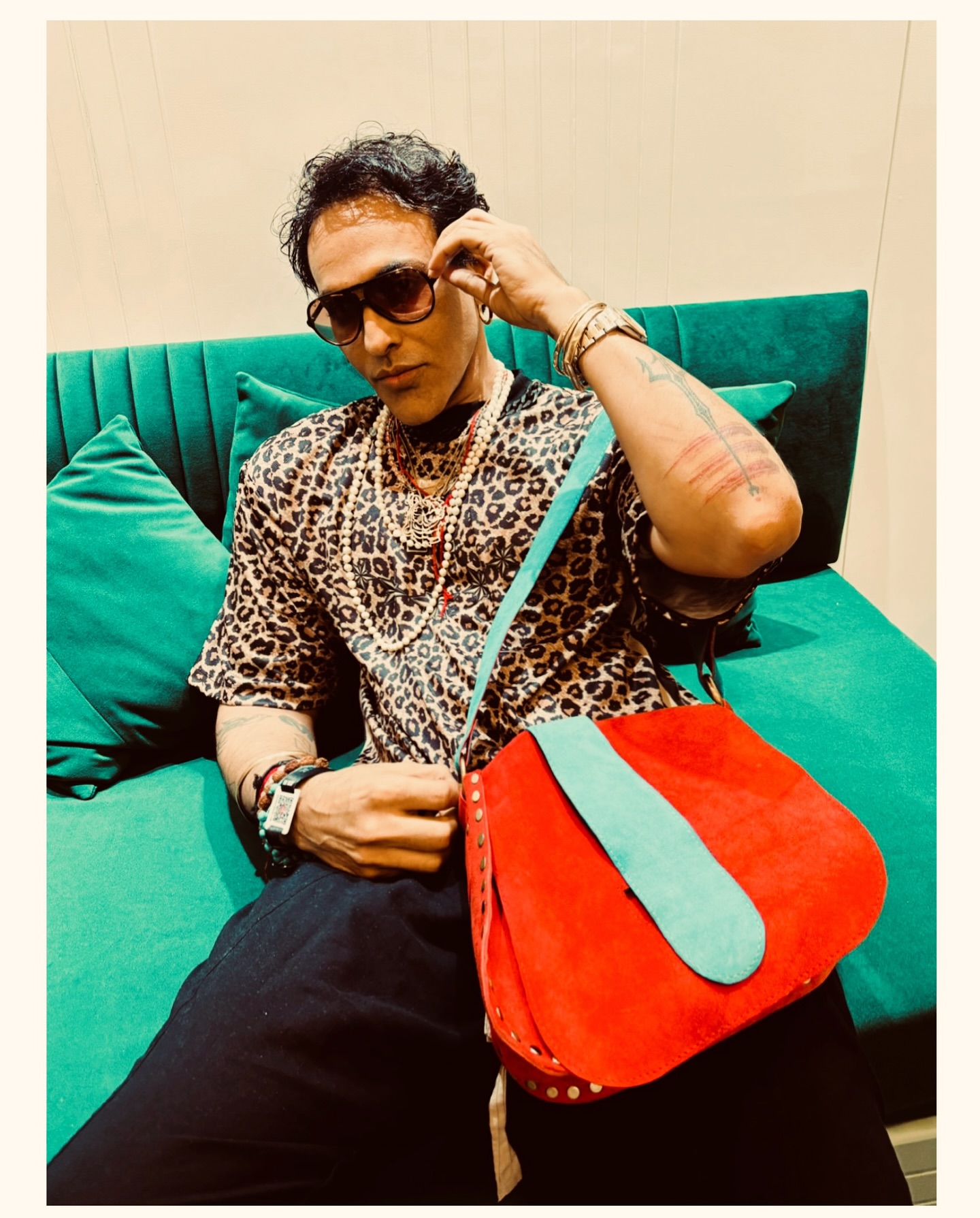 Father Ocean Fashion Sparks Bold Suede And Leopard Looks