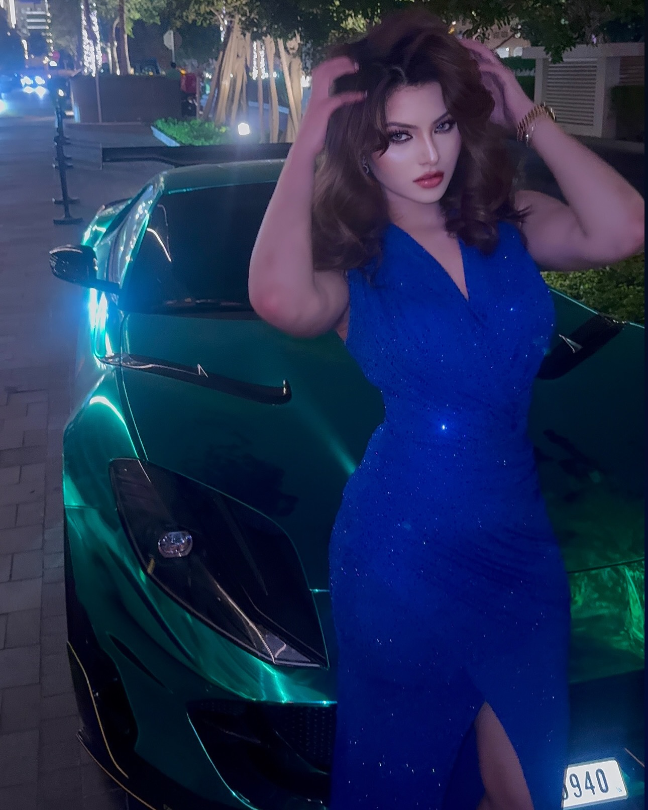 Ferrari Mansory Stallone Steals Spotlight With Bollywood Star