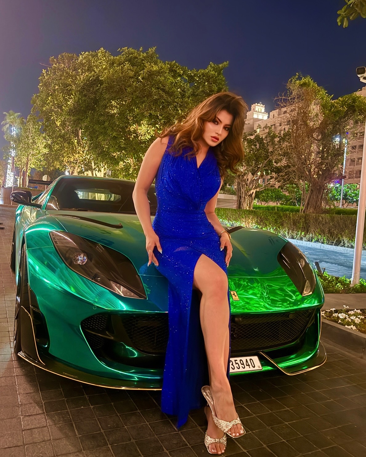 Ferrari Mansory Stallone Steals Spotlight With Bollywood Star