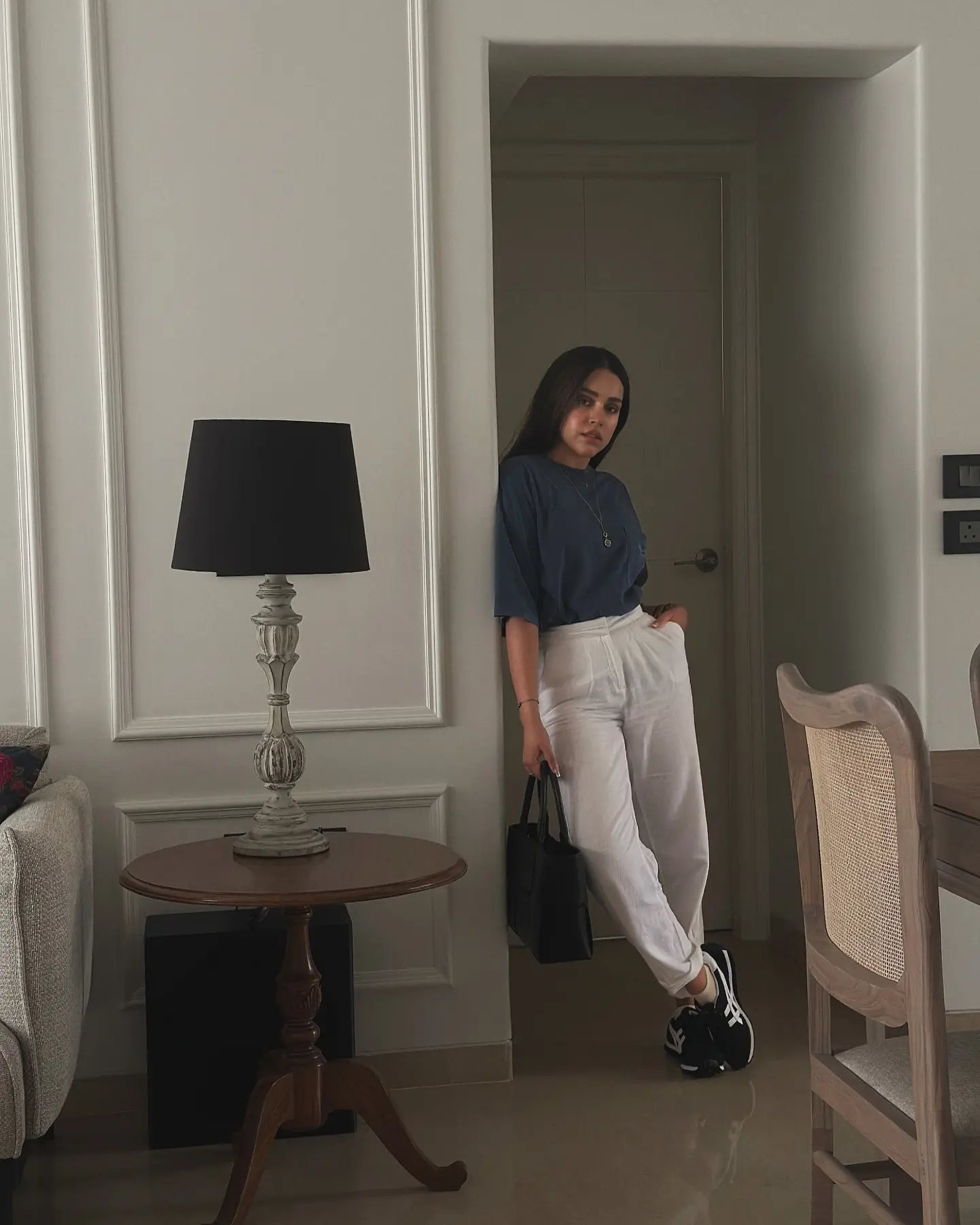 Form Function Flow: Naila Grrewal Stuns in Minimal Onitsuka Tiger Look