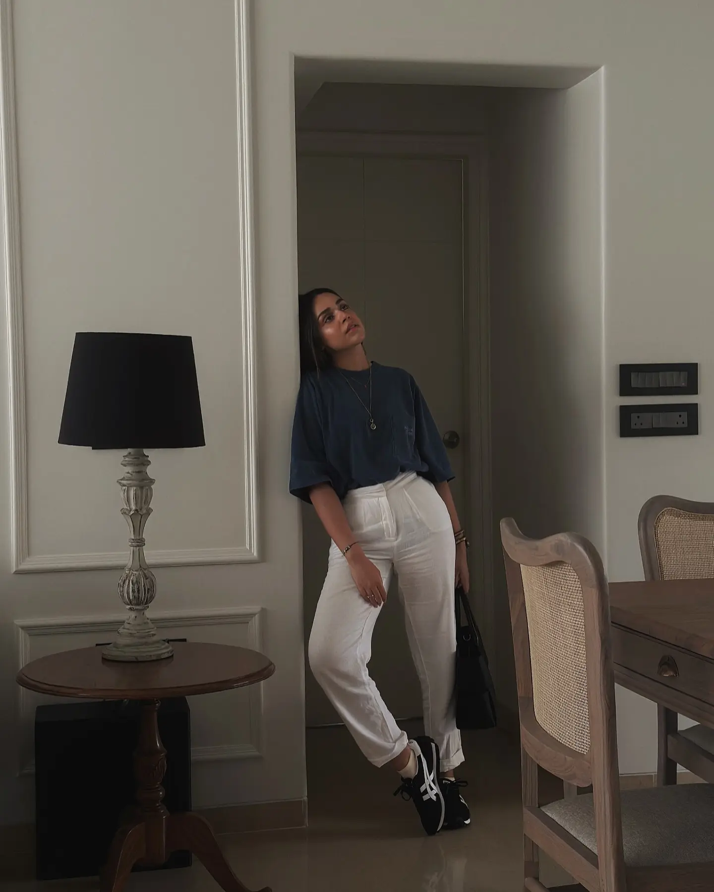 Form Function Flow: Naila Grrewal Stuns in Minimal Onitsuka Tiger Look