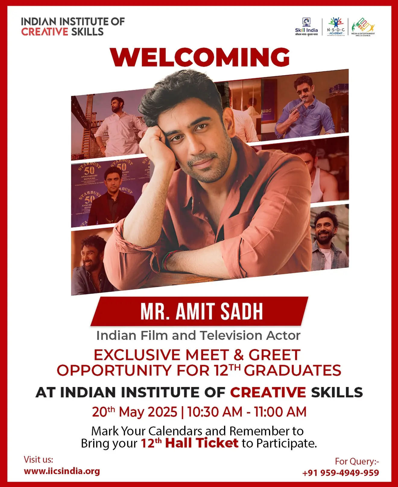 From Kai Po Che to Creative Skills: Meet Amit Sadh Learn From Amit Sadh, Renowned Film Star, at an Exclusive Creative Skills Meet Up on May 20
