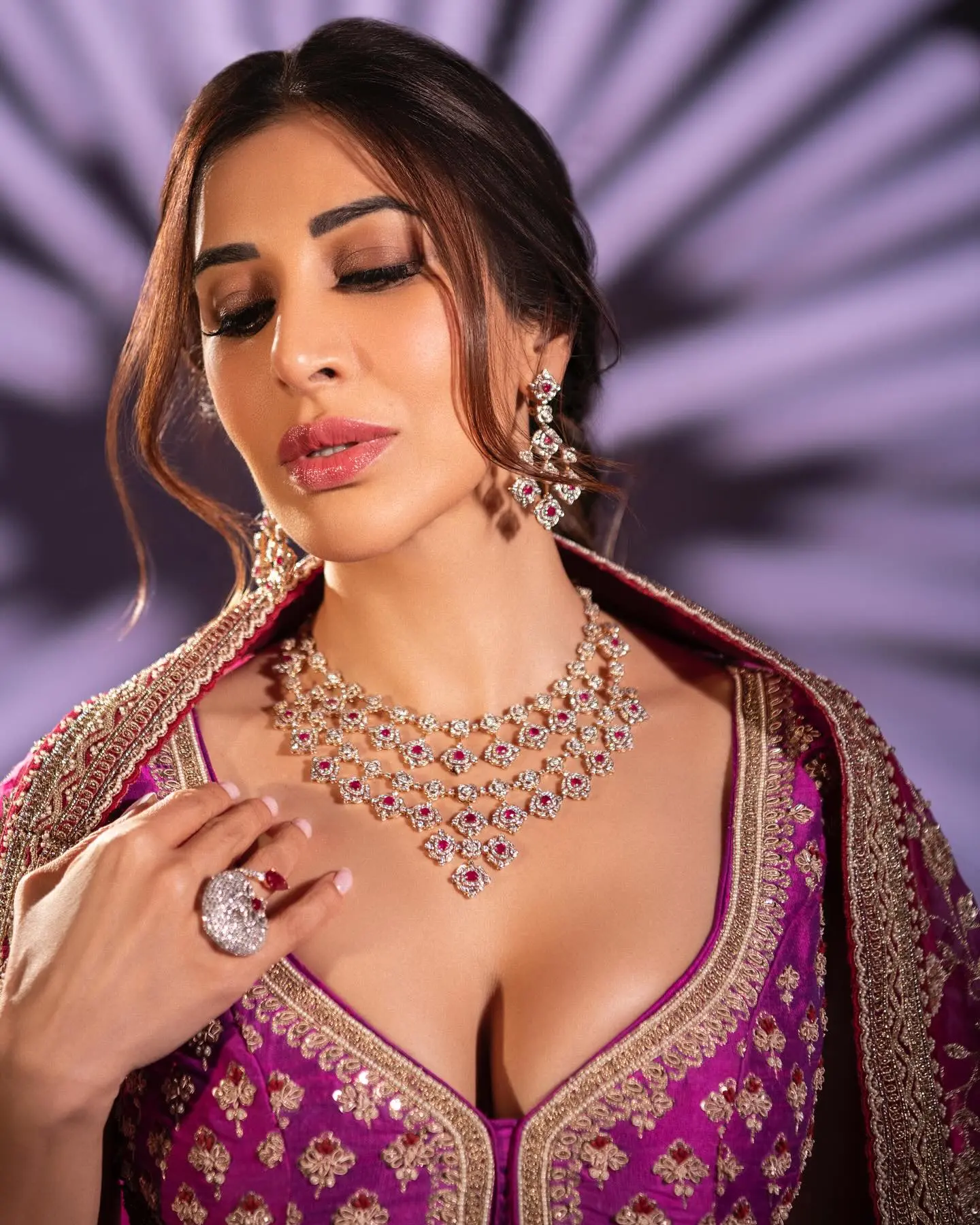 Glamorous Cover For Sophie Chaudhary Magazine feature bursts with couture, radiant jewels, and a vibe tuned to music.!!! Wow!!!