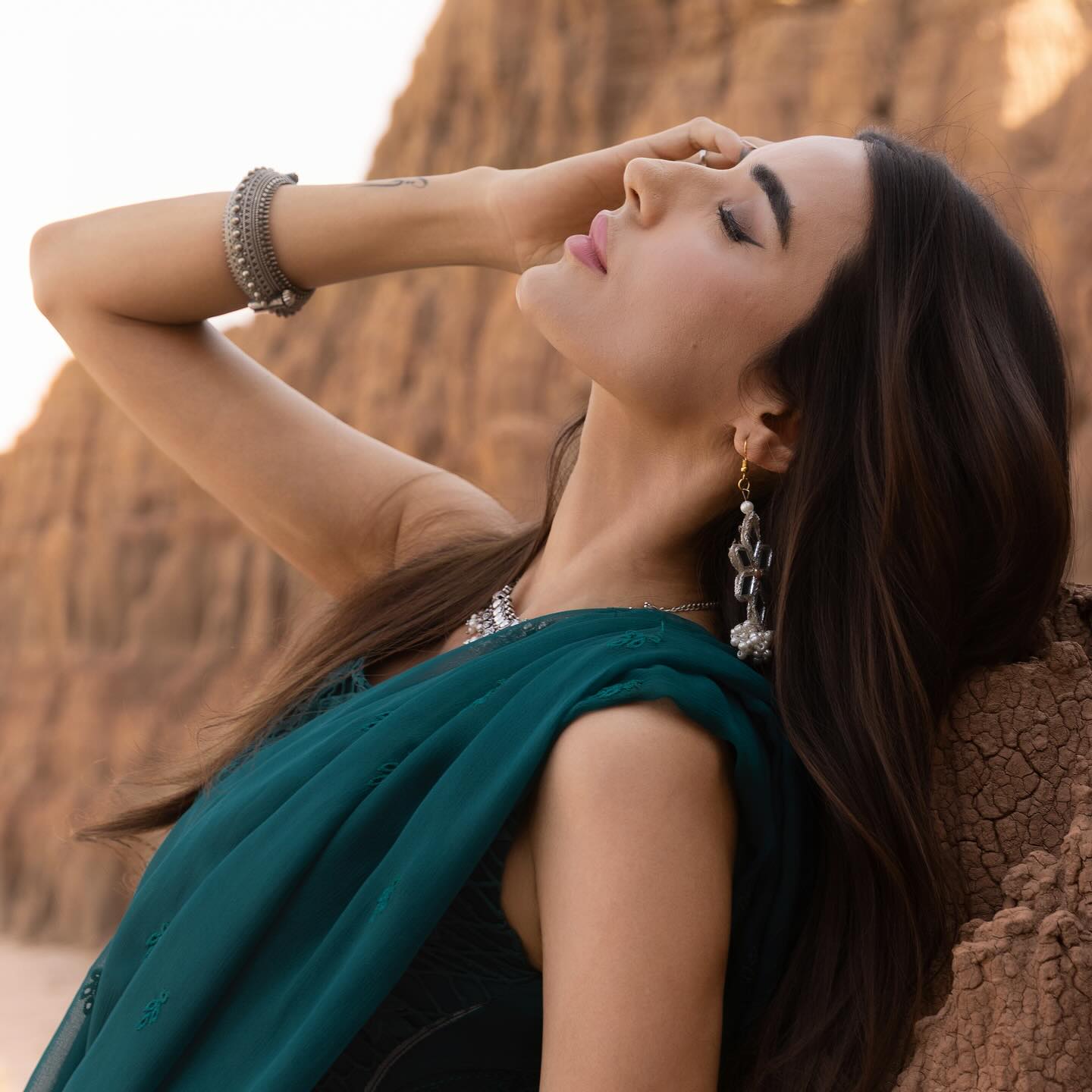 Glamour Unfolds With Halima Sadia Halima Sadia shines in a vibrant campaign merging celebrity allure with festive charm now!