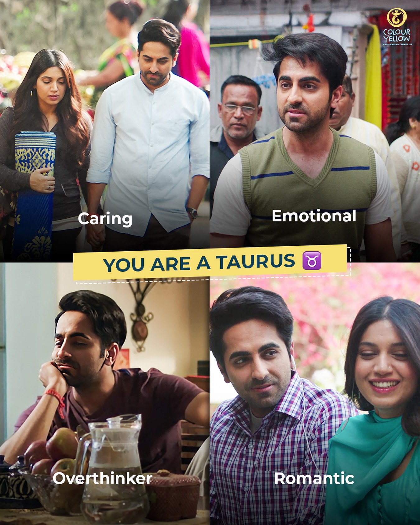 Greenest Green Flags: Taurus Inspires Bollywood Buzz Colour Yellow Productions highlights zodiac vibes and celebrity charm in a fresh Bollywood twist.