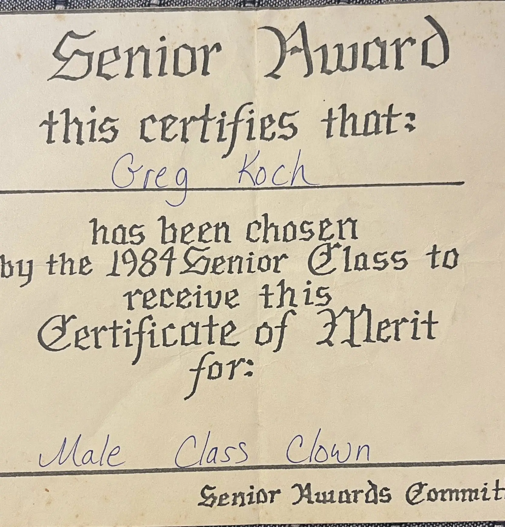 Greg Koch’s Throwback to High School Highlights