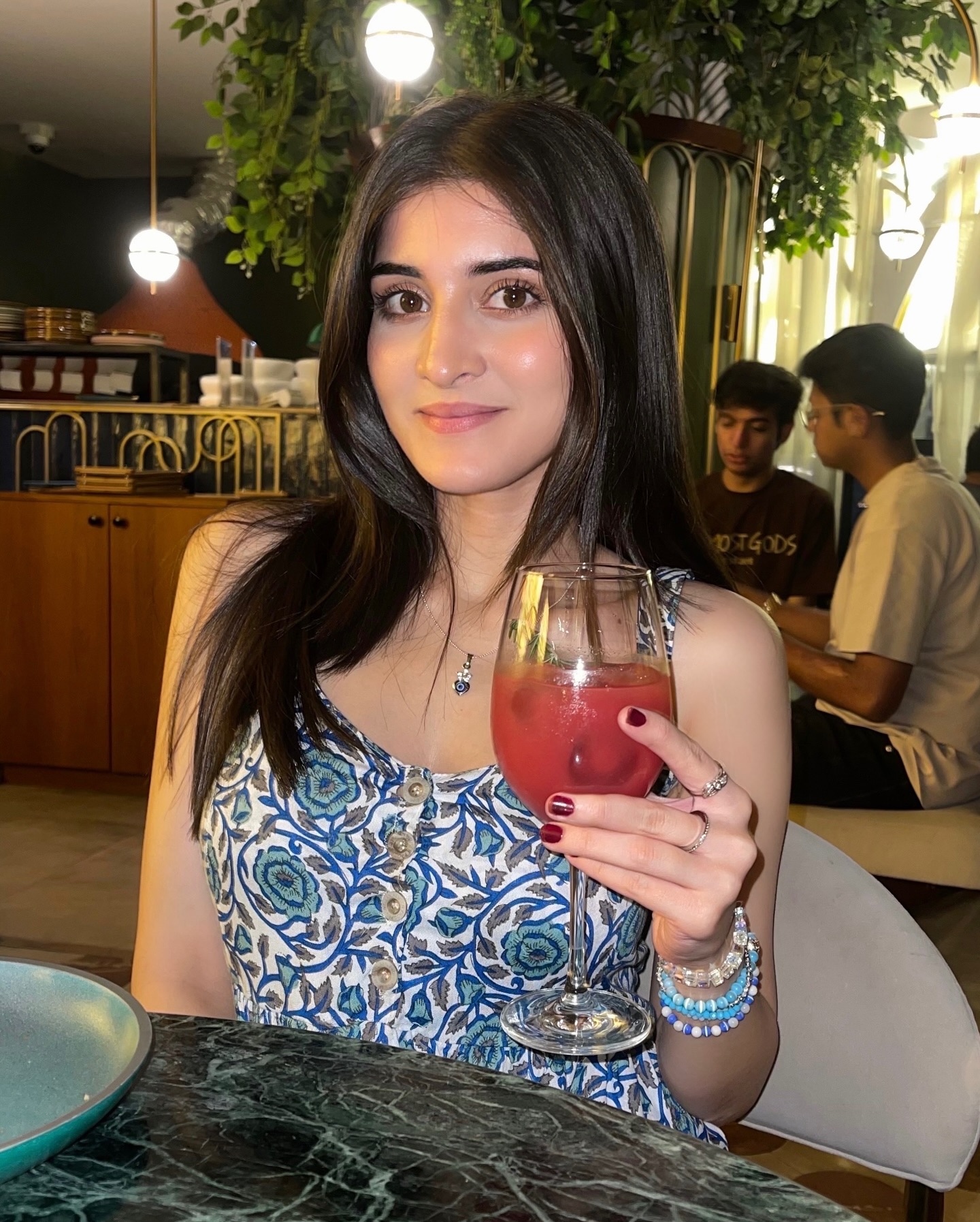 Guava Mocktail and Gnocchi Delights A stylish fusion of culinary art and social charm showcased by Navika Kotia’s vibrant post.