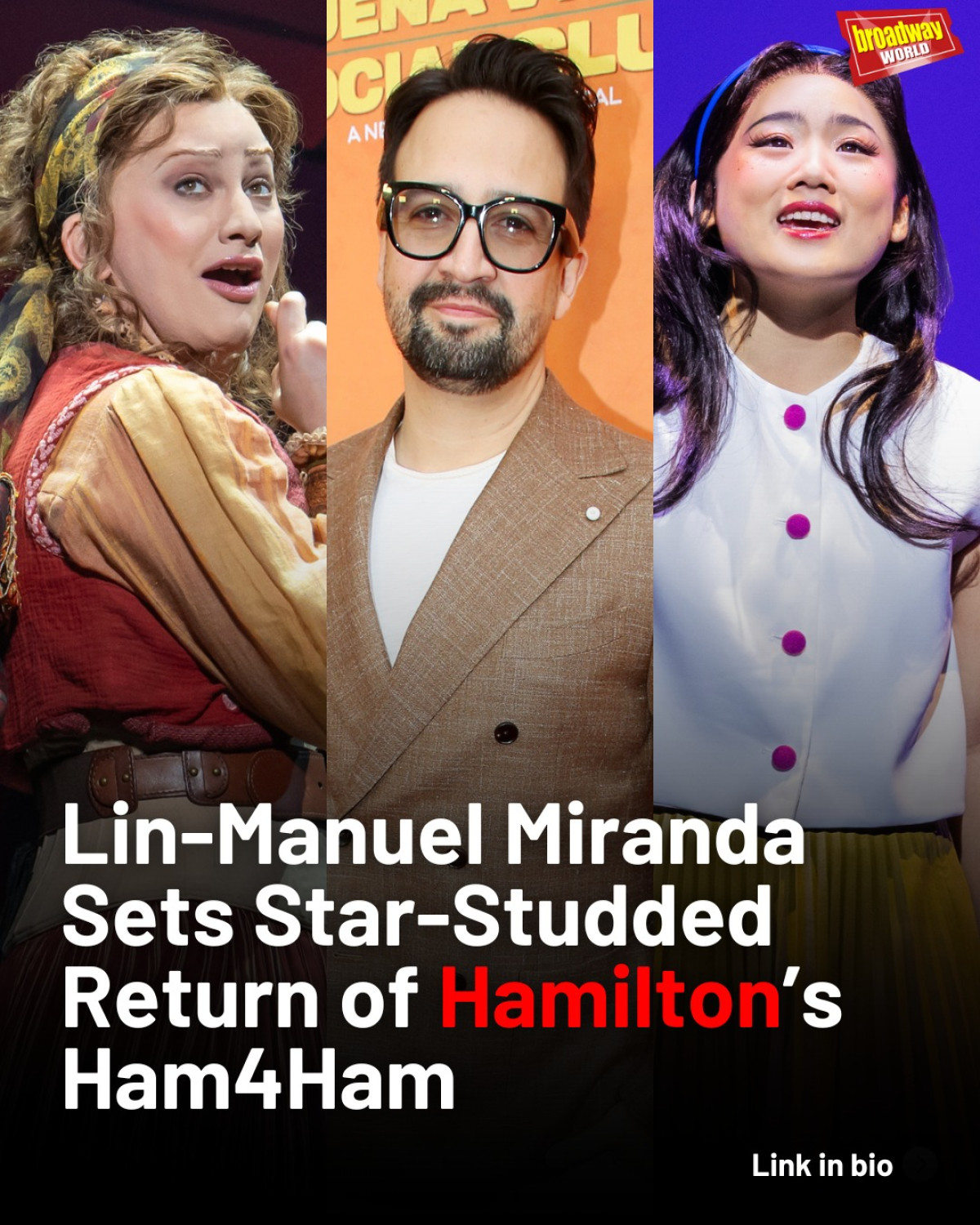 Lin-Manuel curates a surprise pop-up show outside Richard Rodgers Theatre with star Jinkx.