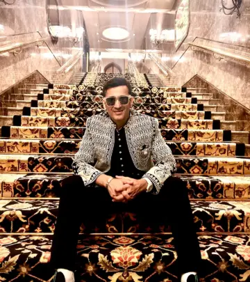 Harmeet Meet Bros Dazzle In Occasion Outfits