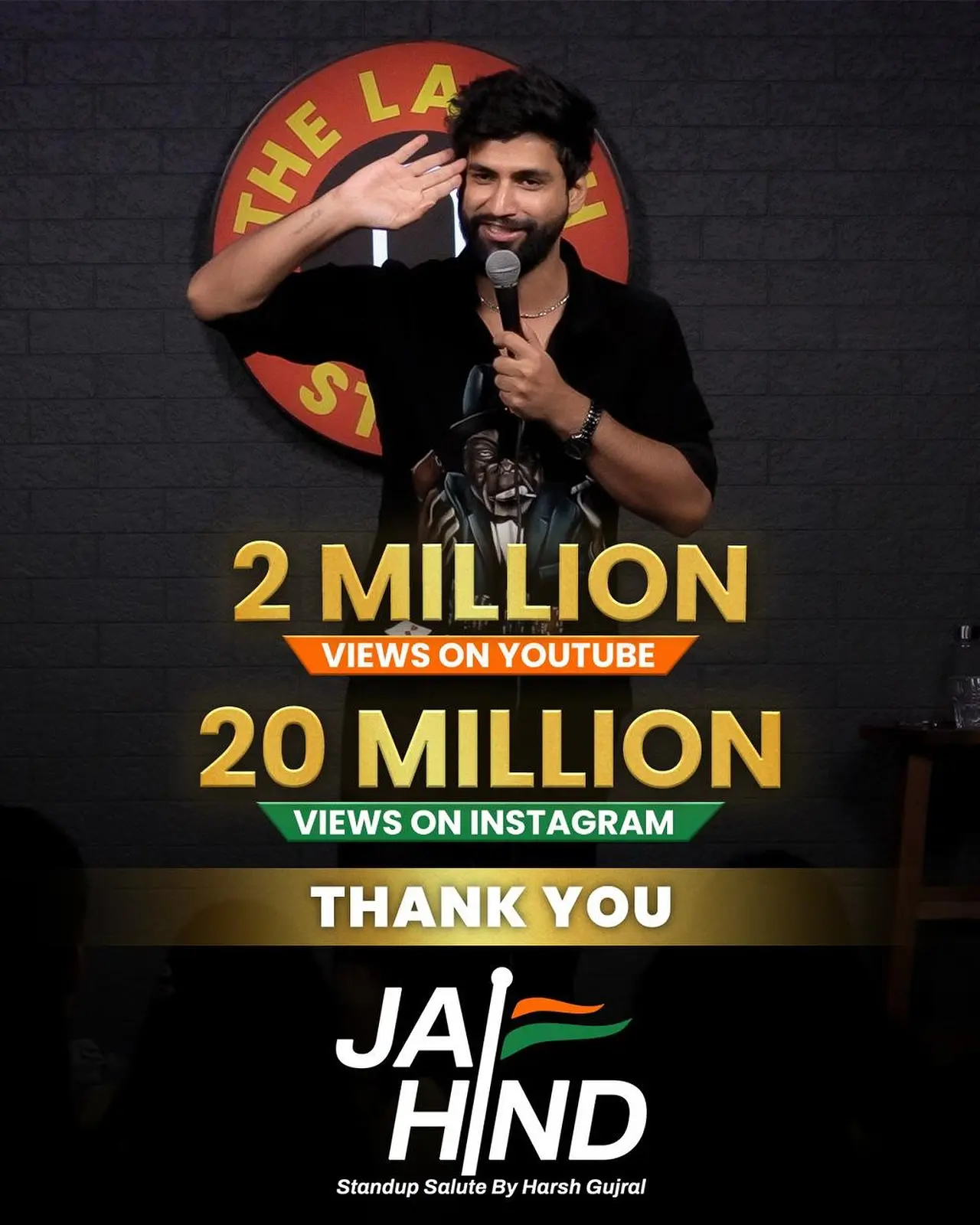 Harsh Gujral Celebrates Patriotism On YouTube Gujral invites fans to his YouTube journey of patriotism, humor, and heartfelt vibes forU.