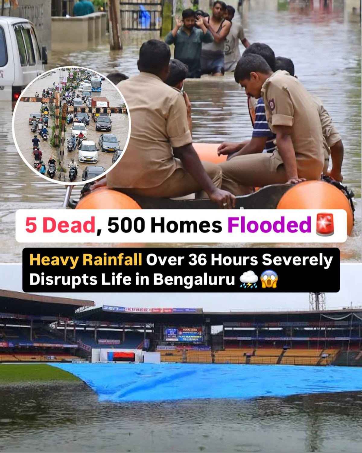 Heavy Rainfall Claims Lives In Southern India Severe rains disrupt life in Karnataka and Tamil Nadu as nonstop downpours now claim lives.