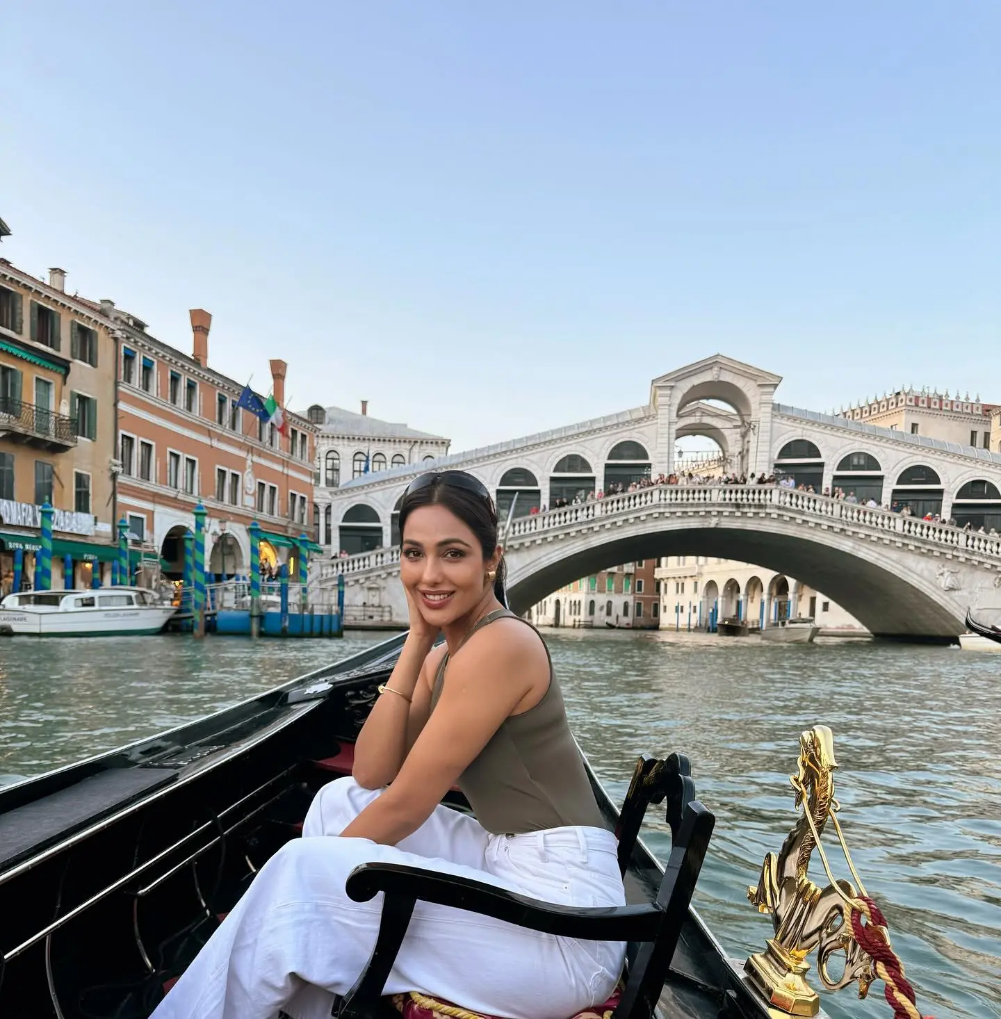 Heera Sohhal Explores Venice In Italy Celebrity globetrotter savors a romantic Italian escape along enchanting Venetian alleys.