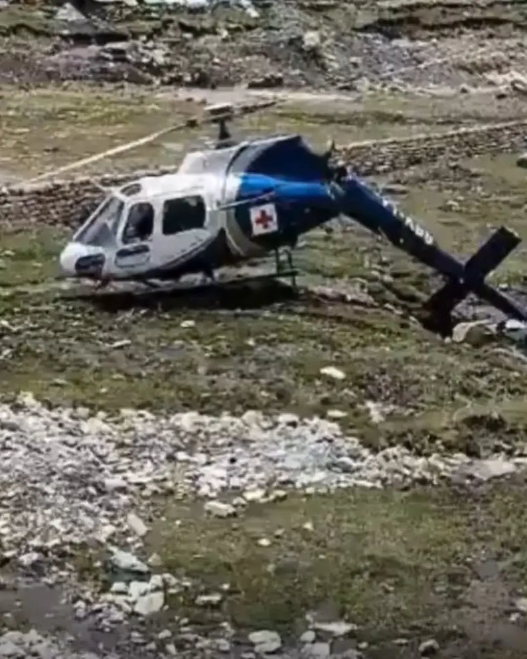 Heli Ambulance Makes Emergency Landing In Kedarnath