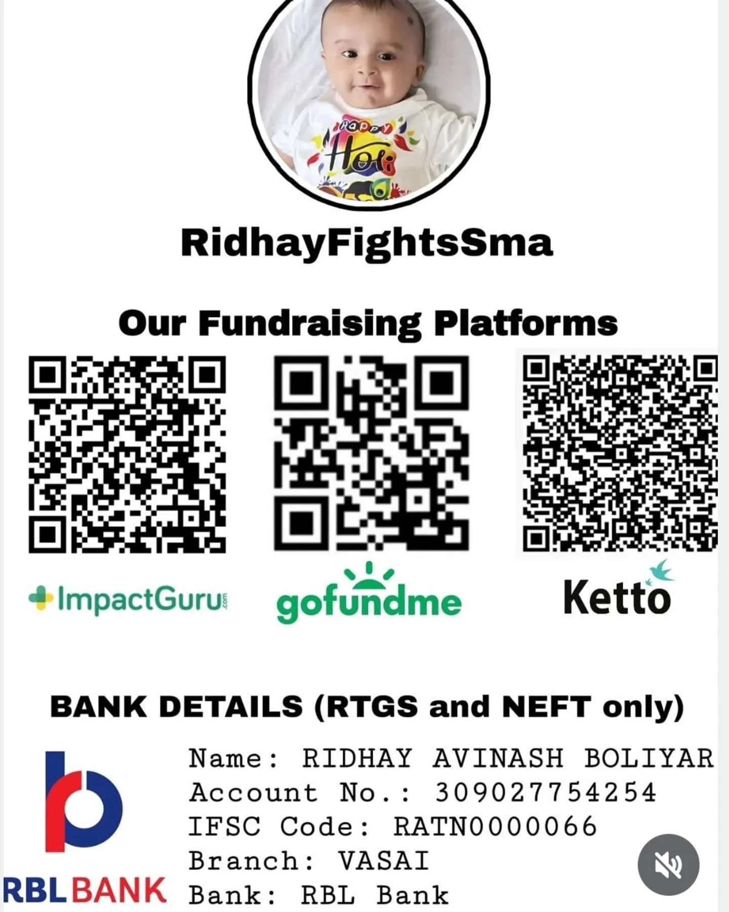 Help Save Ridhay With Lifesaving Gene Therapy