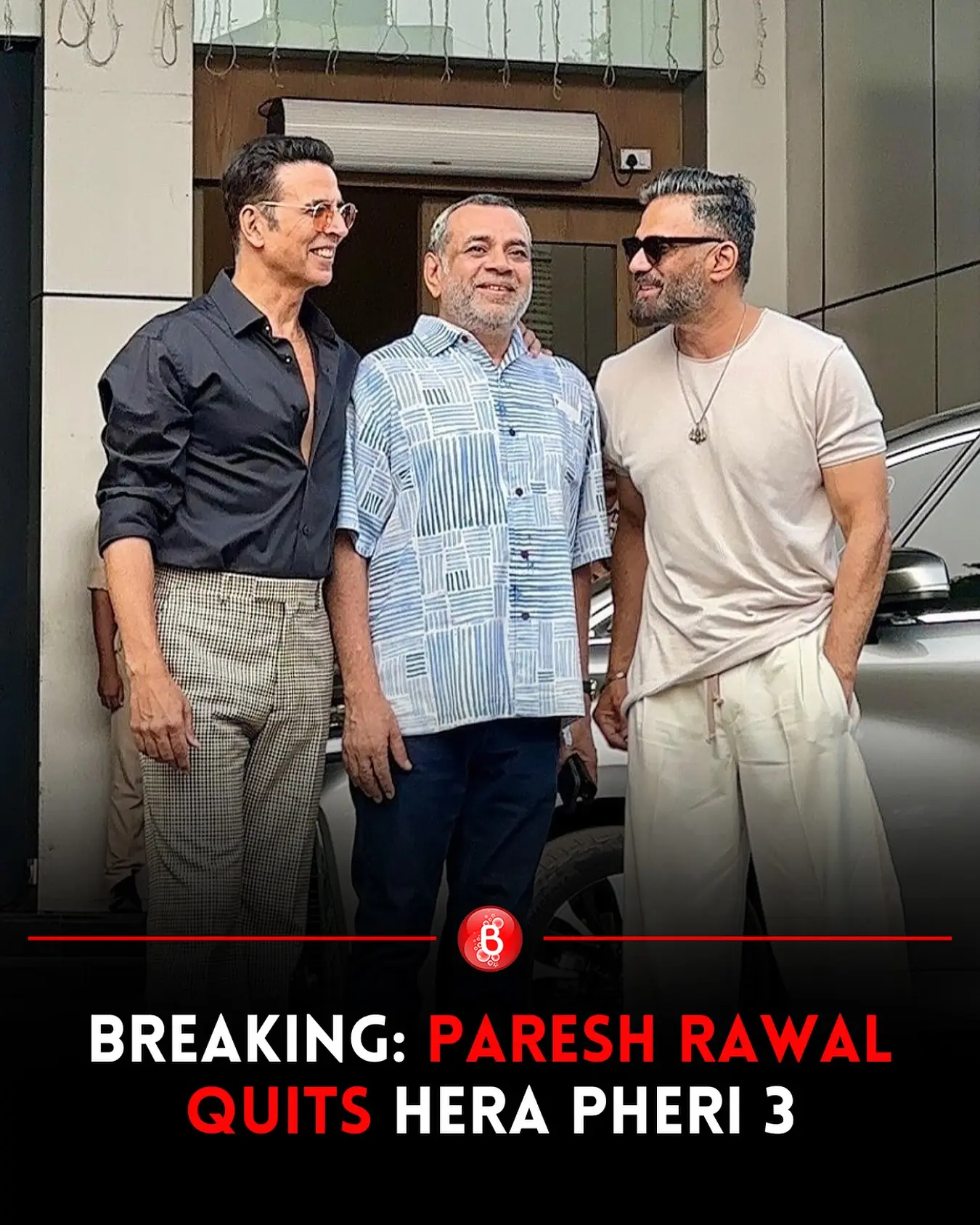 Hera Pheri 3 Update: Paresh Rawal Exits Project Beloved comedy sees a twist as Paresh Rawal exits Hera Pheri 3 over creative differences!!