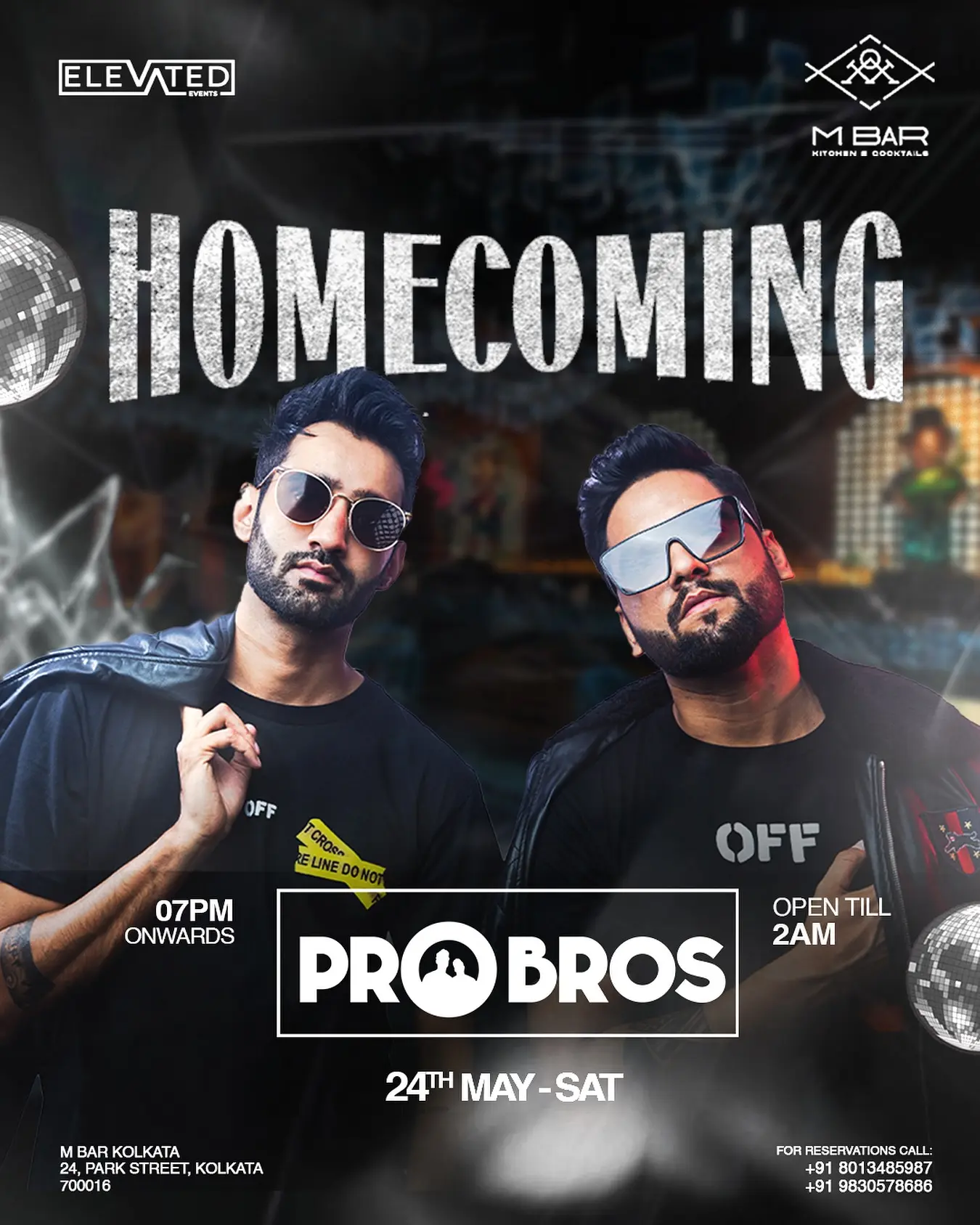 Homecoming Beats: Progressive Brothers at Mbar Kitchen Kolkata comes alive Saturday with relentless beats, fierce energy, and a true homecoming!!