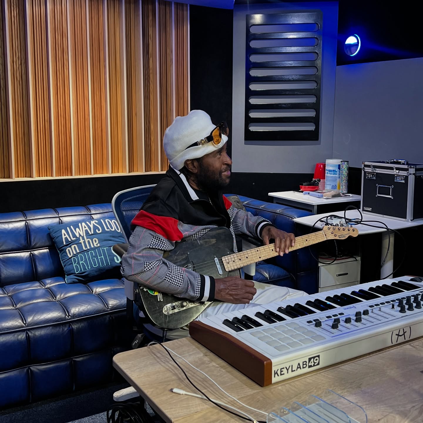 In Studio With Reggae Legend Ian Lewis