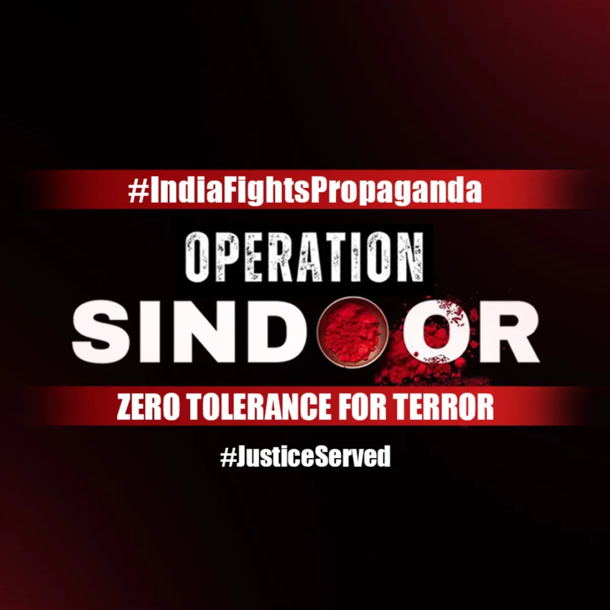 India initiates Operation Sindoor to crush terror and propaganda with unyielding resolve.