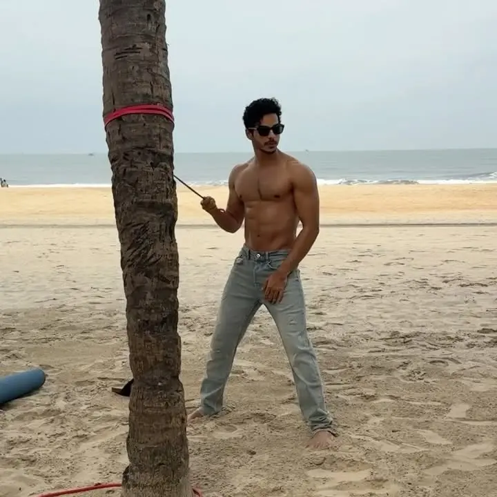 Ishaan Khatter Shares BTS Of Shirt Design Attempt