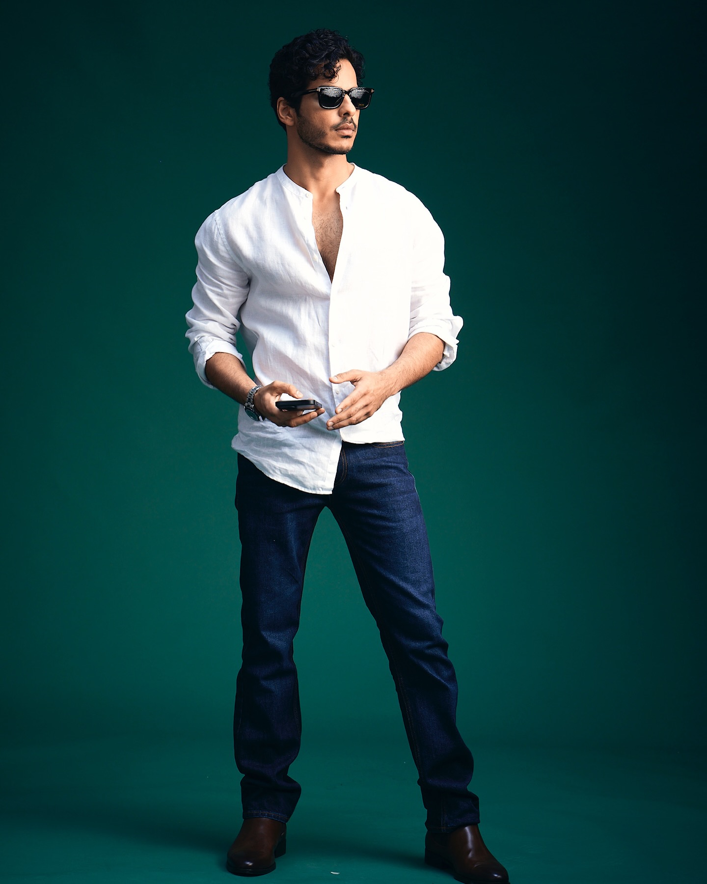 Ishaan Khatter Shares BTS Of Shirt Design Attempt