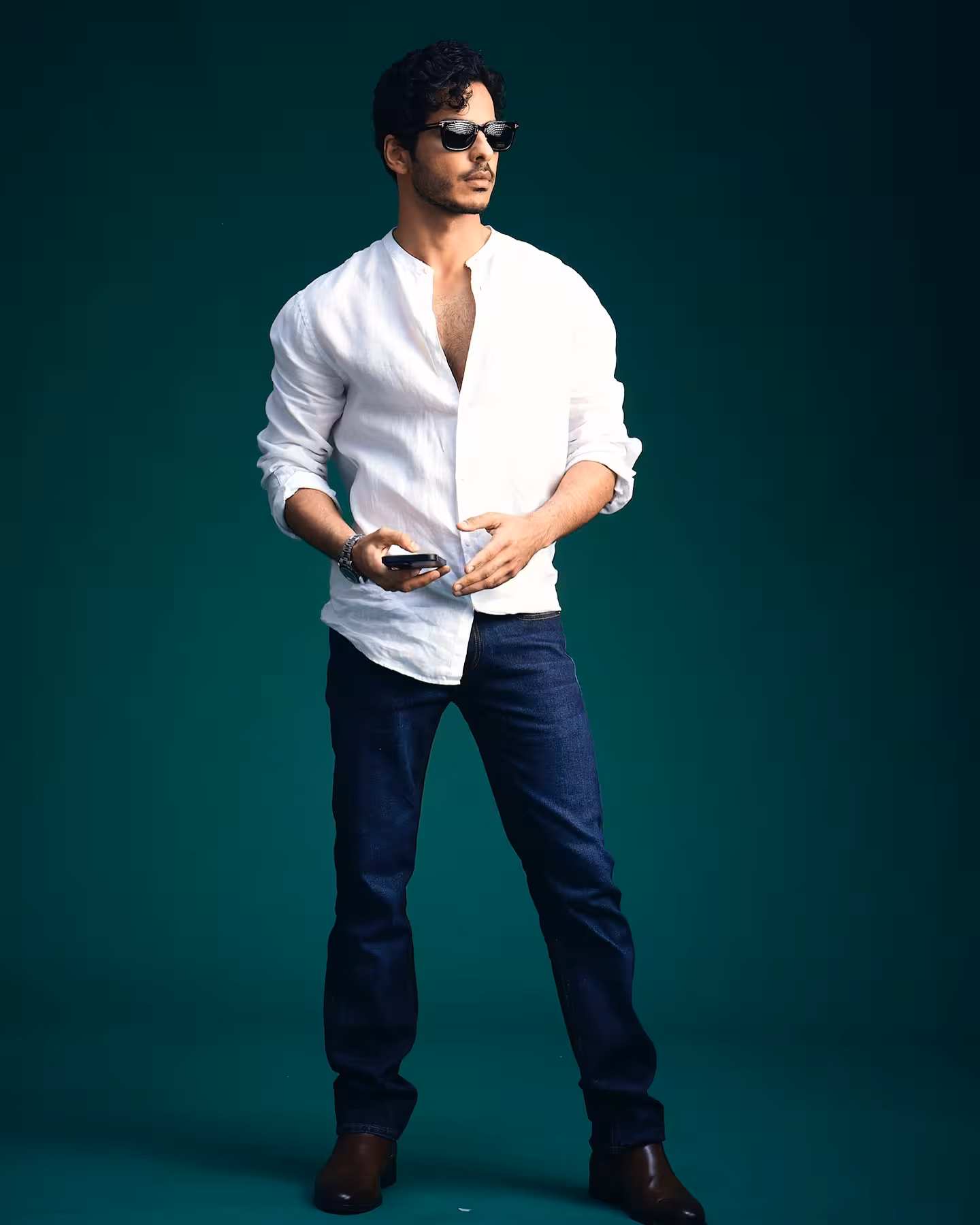 Ishaan Khatter Shares BTS Of Shirt Design Attempt
