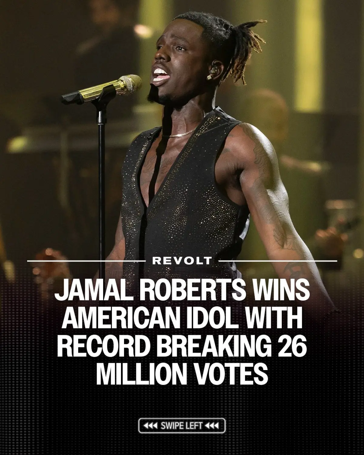 Jamal Roberts Breaks Records With 26 Million Votes Record-breaking Idol win Jamal Roberts clinches 26 million fan votes, rewriting the rules.