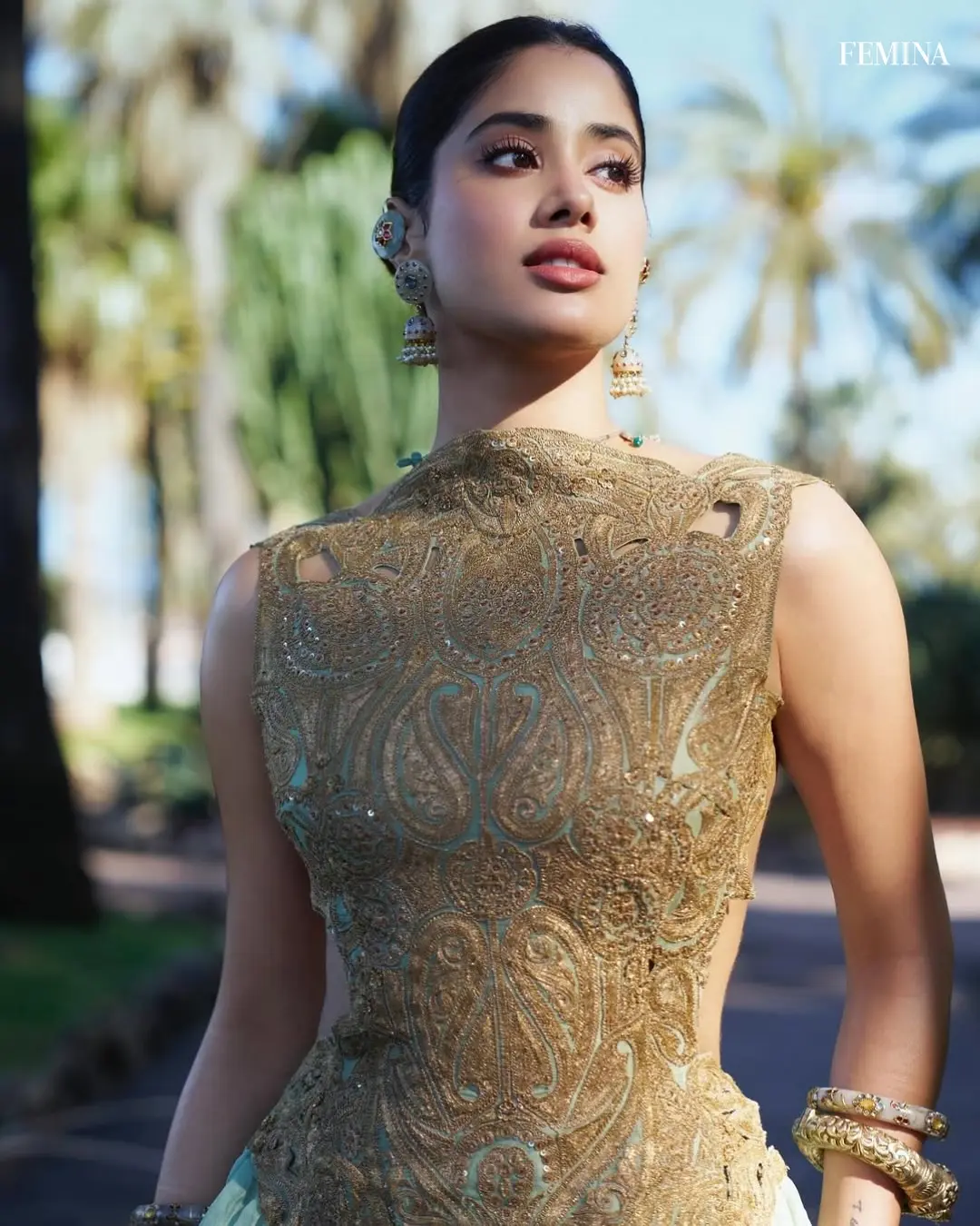 Janhvi Kapoor Shines at Cannes in Custom Couture