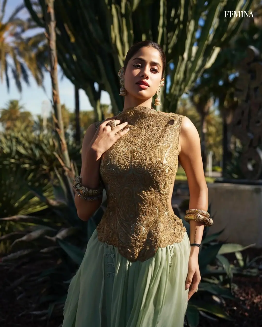 Janhvi Kapoor Shines at Cannes in Custom Couture