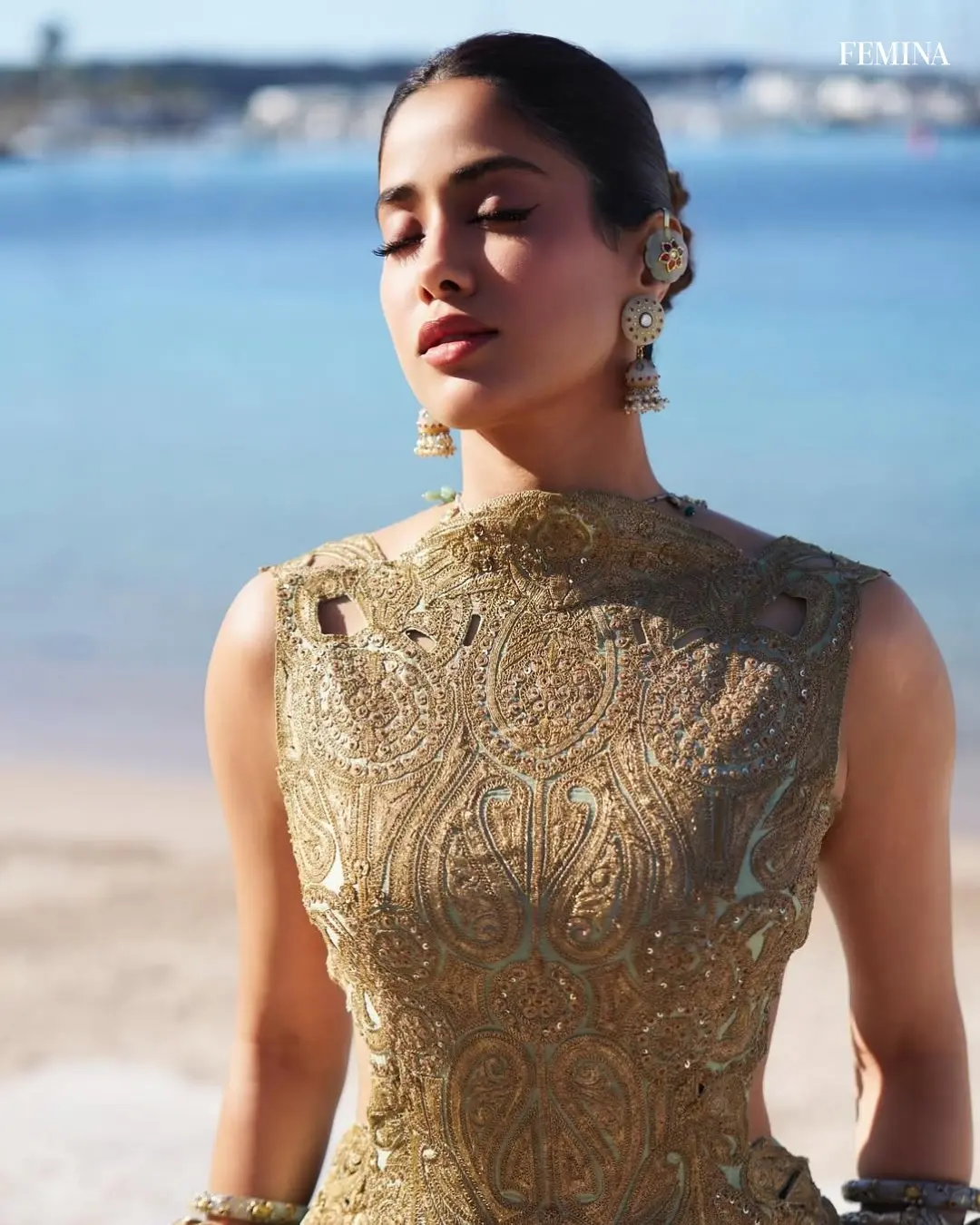 Janhvi Kapoor Shines at Cannes in Custom Couture
