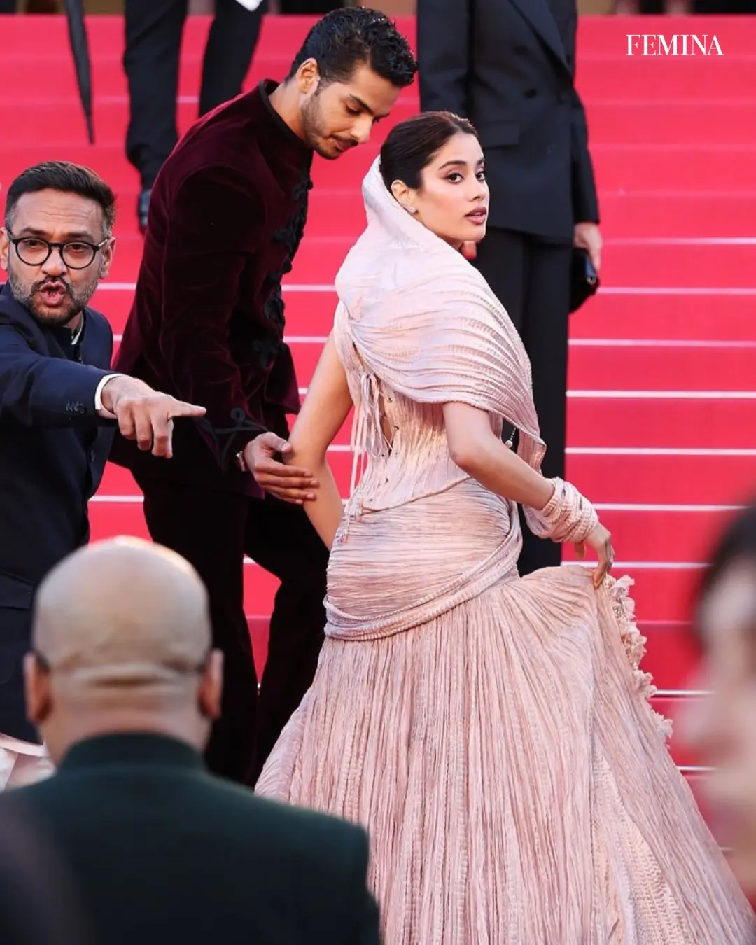 Janhvi Kapoor Stuns At Cannes In Custom Tarun Tahiliani