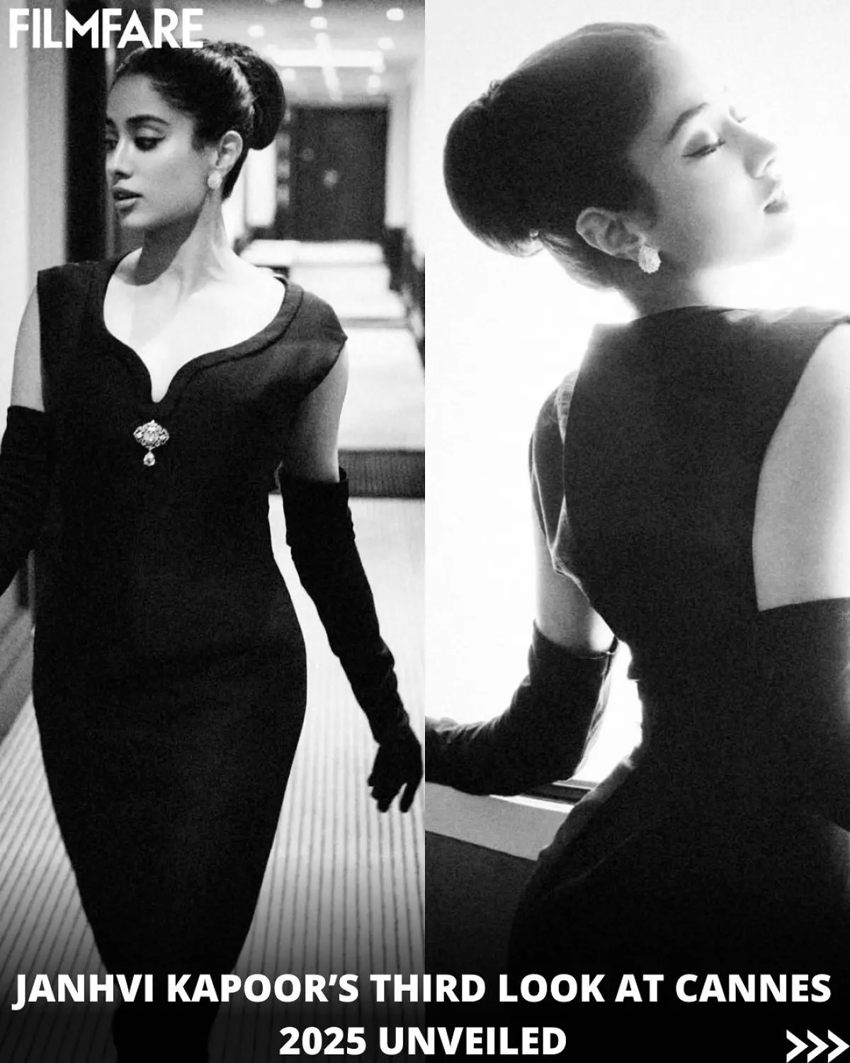Janhvi Kapoor Stuns In Vintage Dior Look Janhvi Kapoor dazzles at Cannes in vintage Christian Dior silk for her stunning third look.!