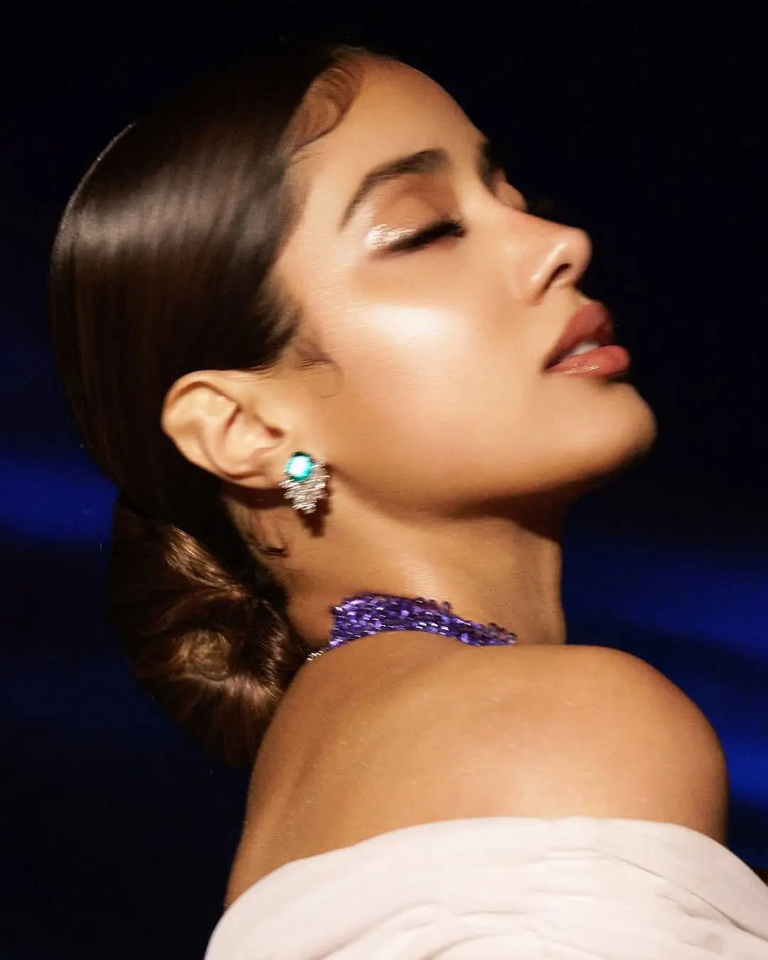 Janhvi Kapoor’s Bold Wet Saree Tribute