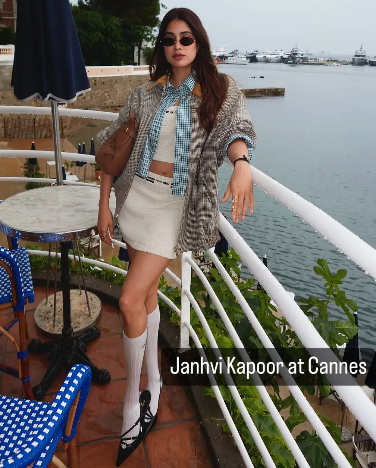 Janvhi Kapoor Stuns In Miu Miu At Cannes A chic display of fashion elegance as an upcoming icon dazzles the international elite!!!
