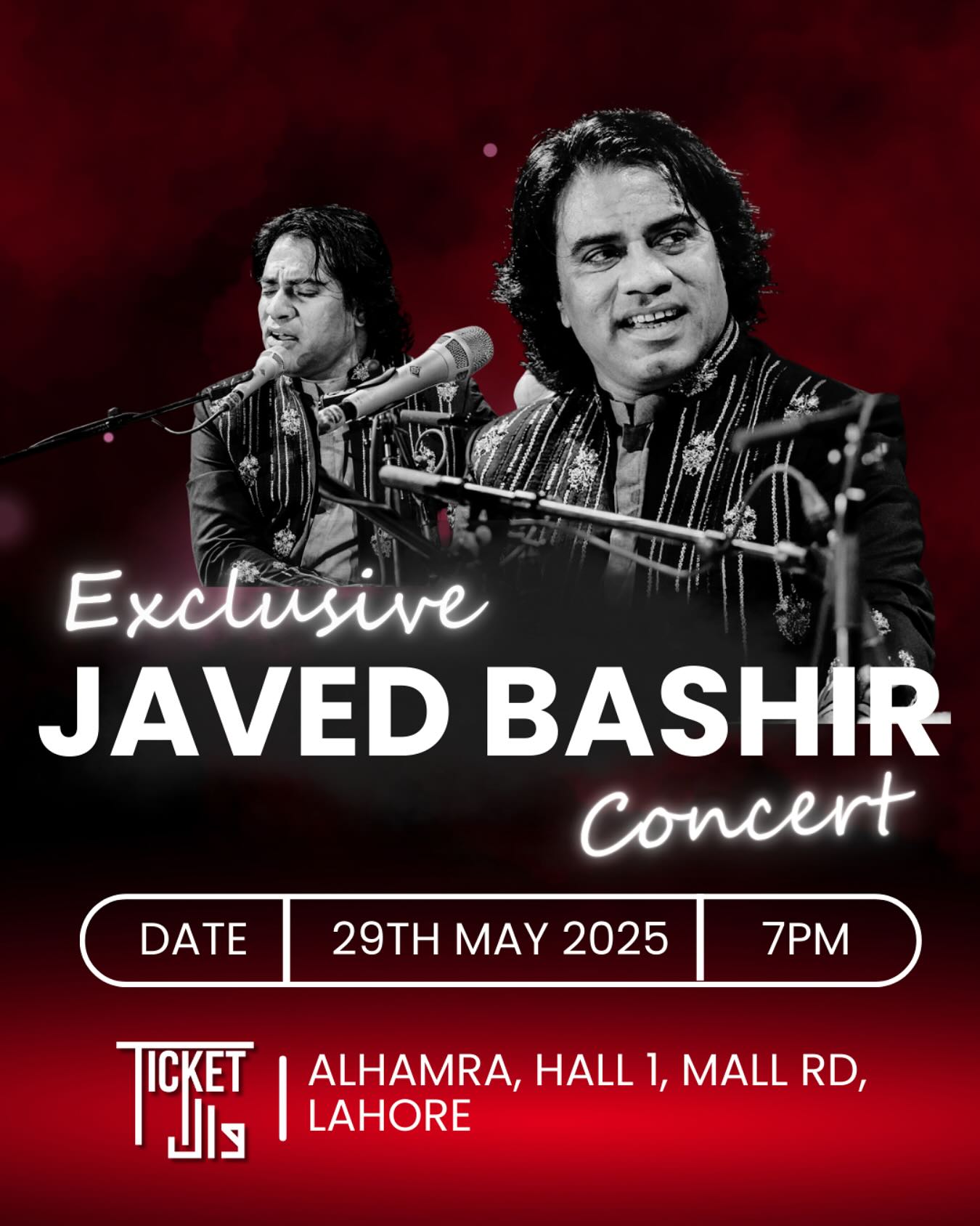 Celebrate an evening of soulful melodies and live music at Alhamra on May 29, 2025 - 2025
