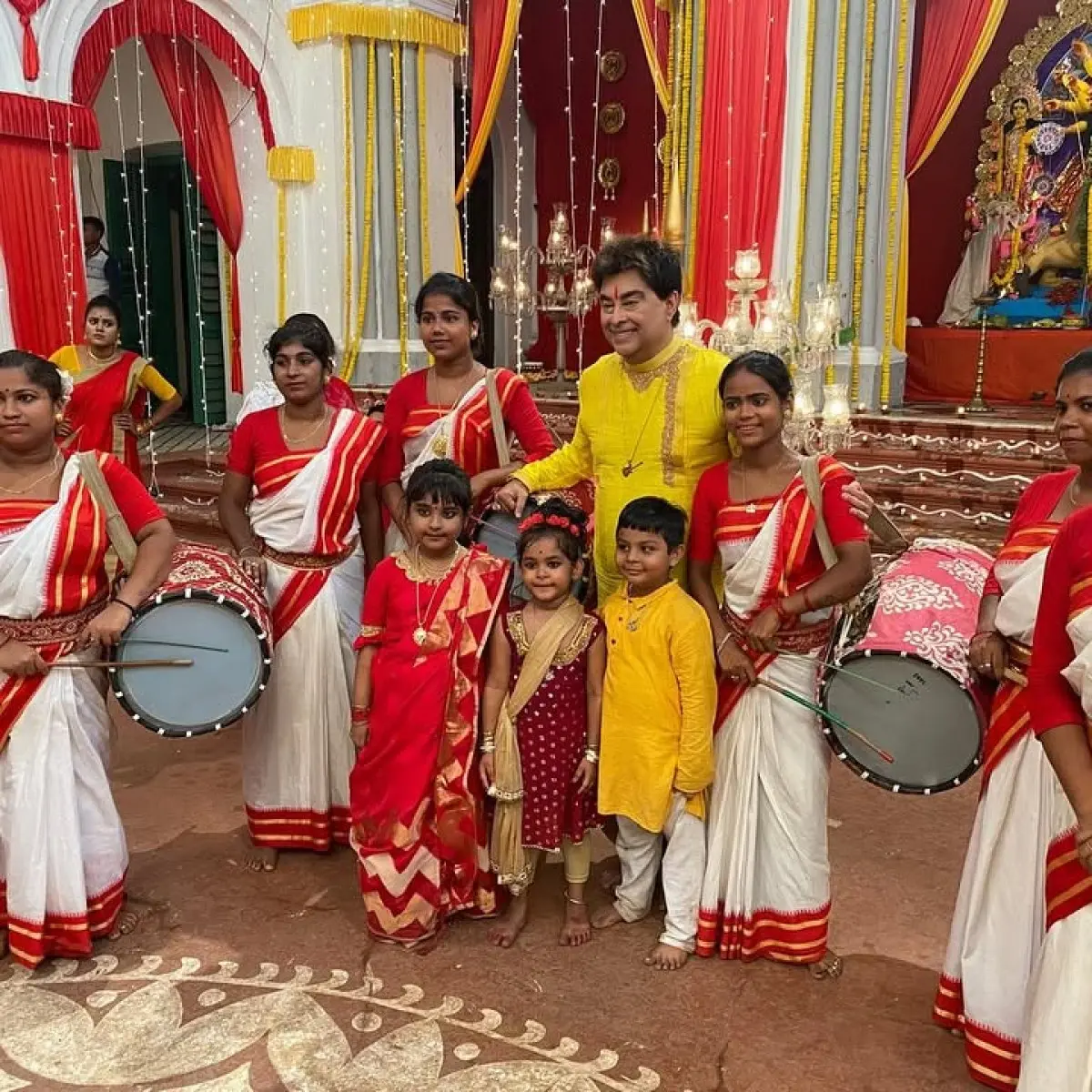 Jeet Gannguli’s Durga Puja Throwback Captures Festive Energy Artistry and energy shine in Jeet Gannguli’s behind the scenes Durga Puja song shoot magic