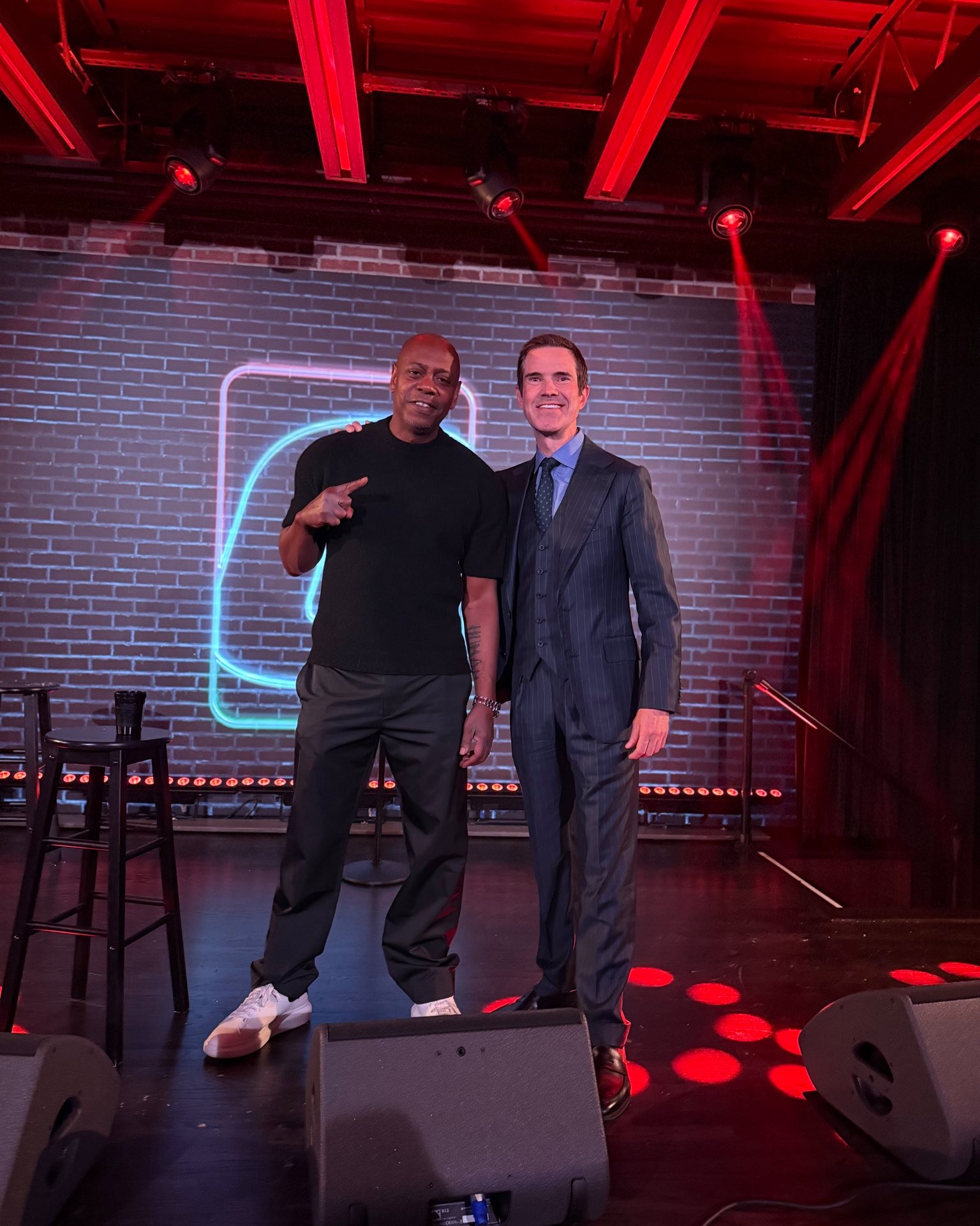 Jimmy Carr American Tour Launches With Special Host Jimmy Carr debuts US tour at Yellow Springs Firehouse with host Dave Chappelle in charge!!