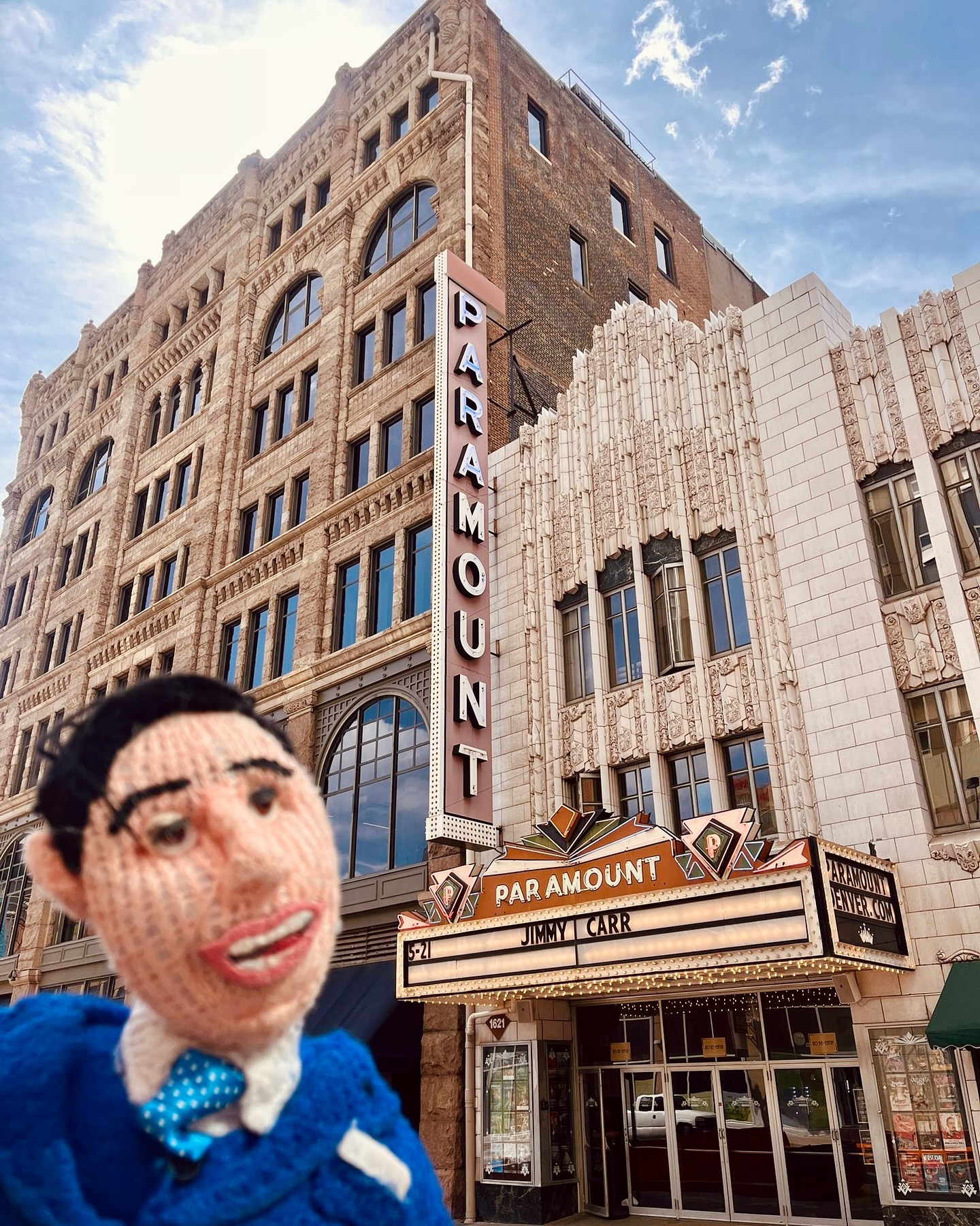 Jimmy Carr Launches US Tour In Denver Comedian Jimmy Carr begins his American tour live at Denver's Paramount Theatre tonight!!