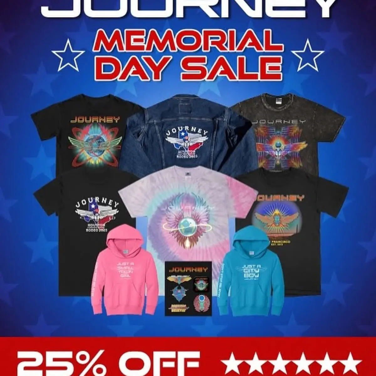 Journey Memorial Day Sale Announcement Rock on with exclusive offers & classic rock legacy celebrated online – don’t miss the event!