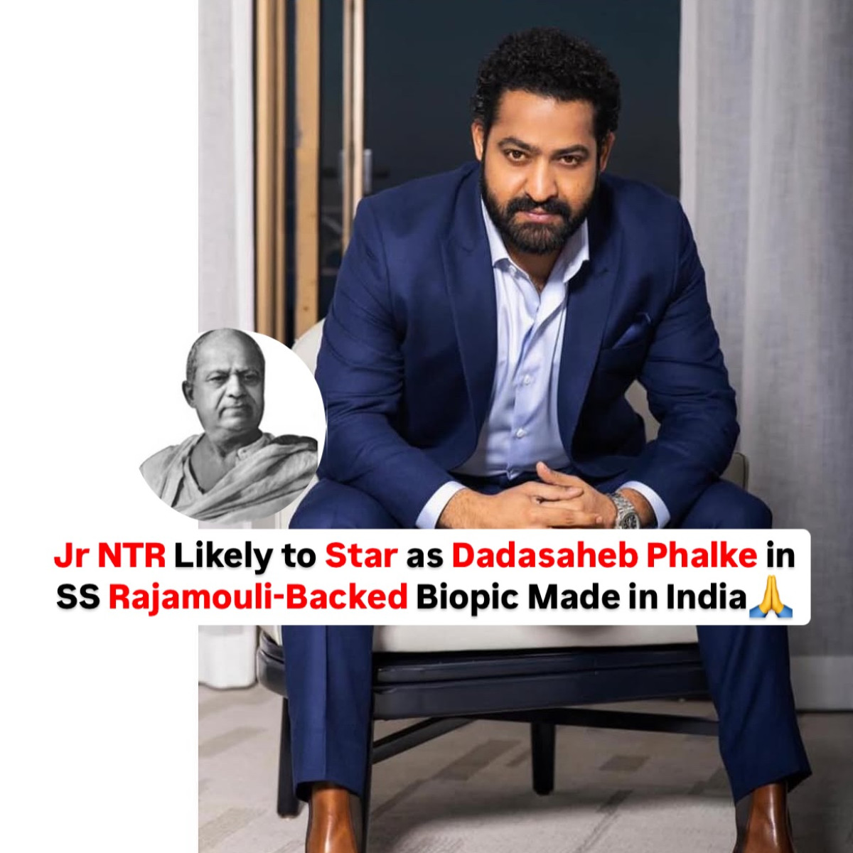 Jr NTR To Portray Dadasaheb Phalke In Made In India Actor Jr NTR embraces a historic challenge to present Dadasaheb Phalke in a compelling bio