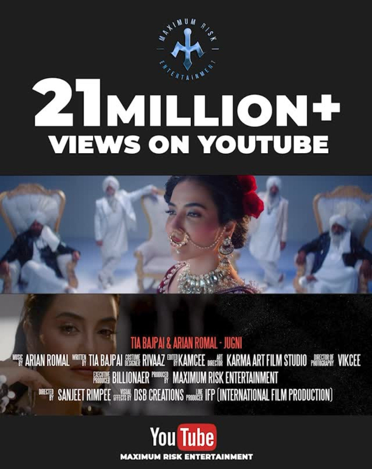 Jugni Hits 21 Million Views Milestone Tia thanks fans and haters that drove Jugni's viral surge with 21M views!