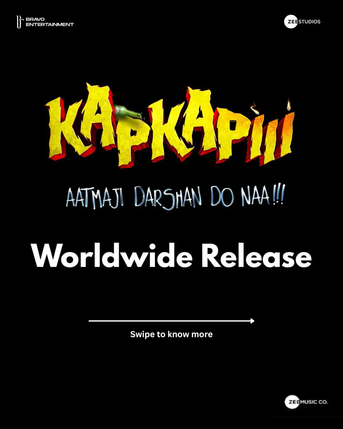 Kapkapiii Horror Comedy Releases Worldwide A spine-chilling rollercoaster mixing scares with humor, set for global theatrical release.