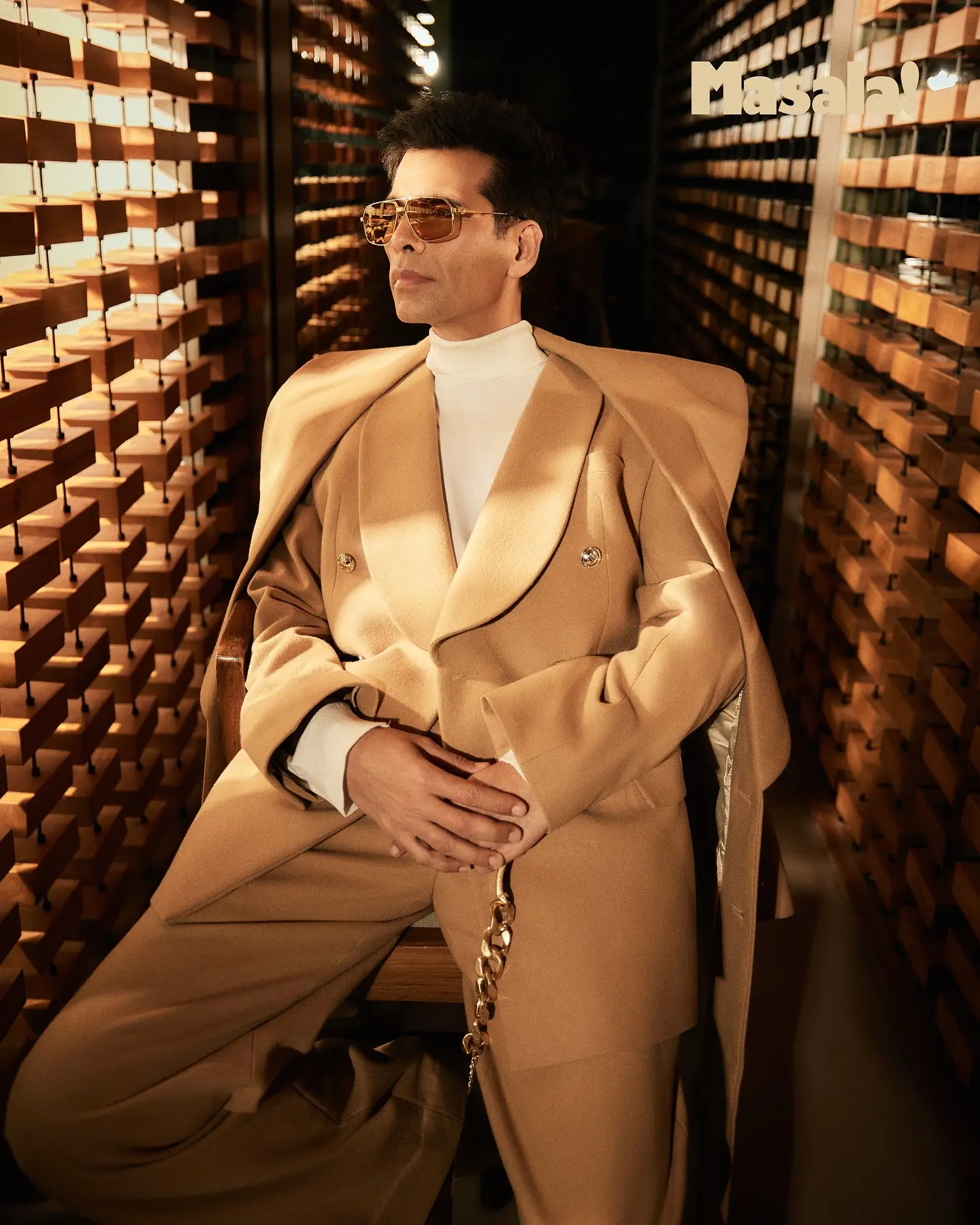Karan Johar Brings Bold Style To Masalauae Cover