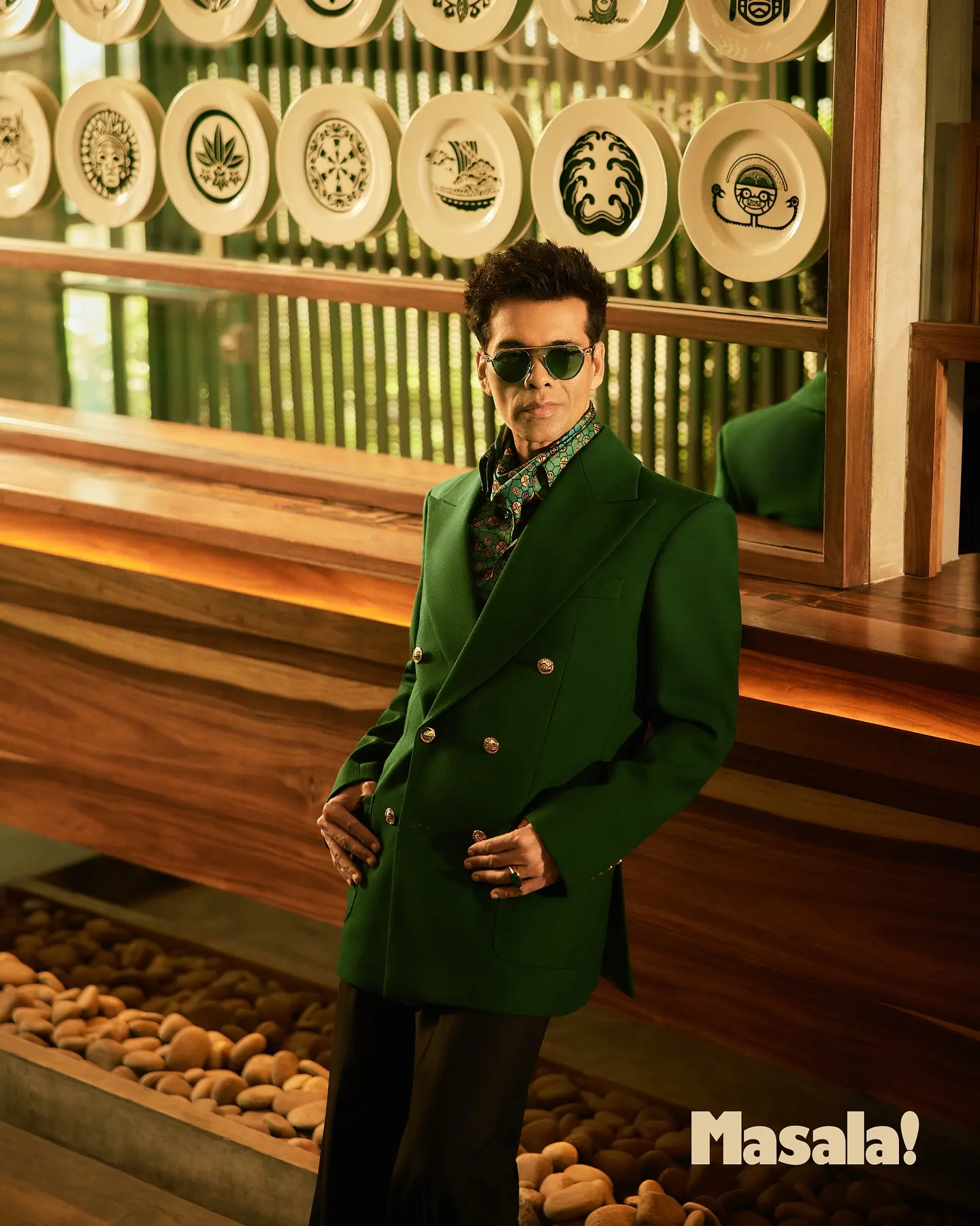 Karan Johar Brings Bold Style To Masalauae Cover