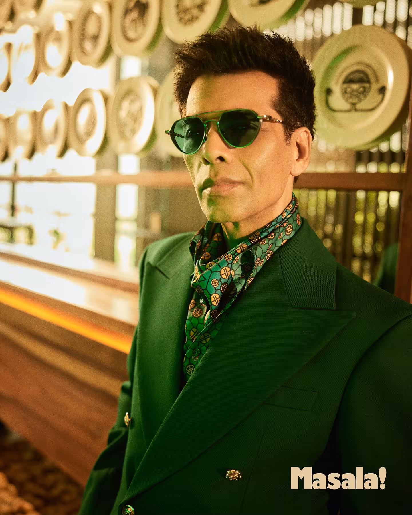 Karan Johar Brings Bold Style To Masalauae Cover
