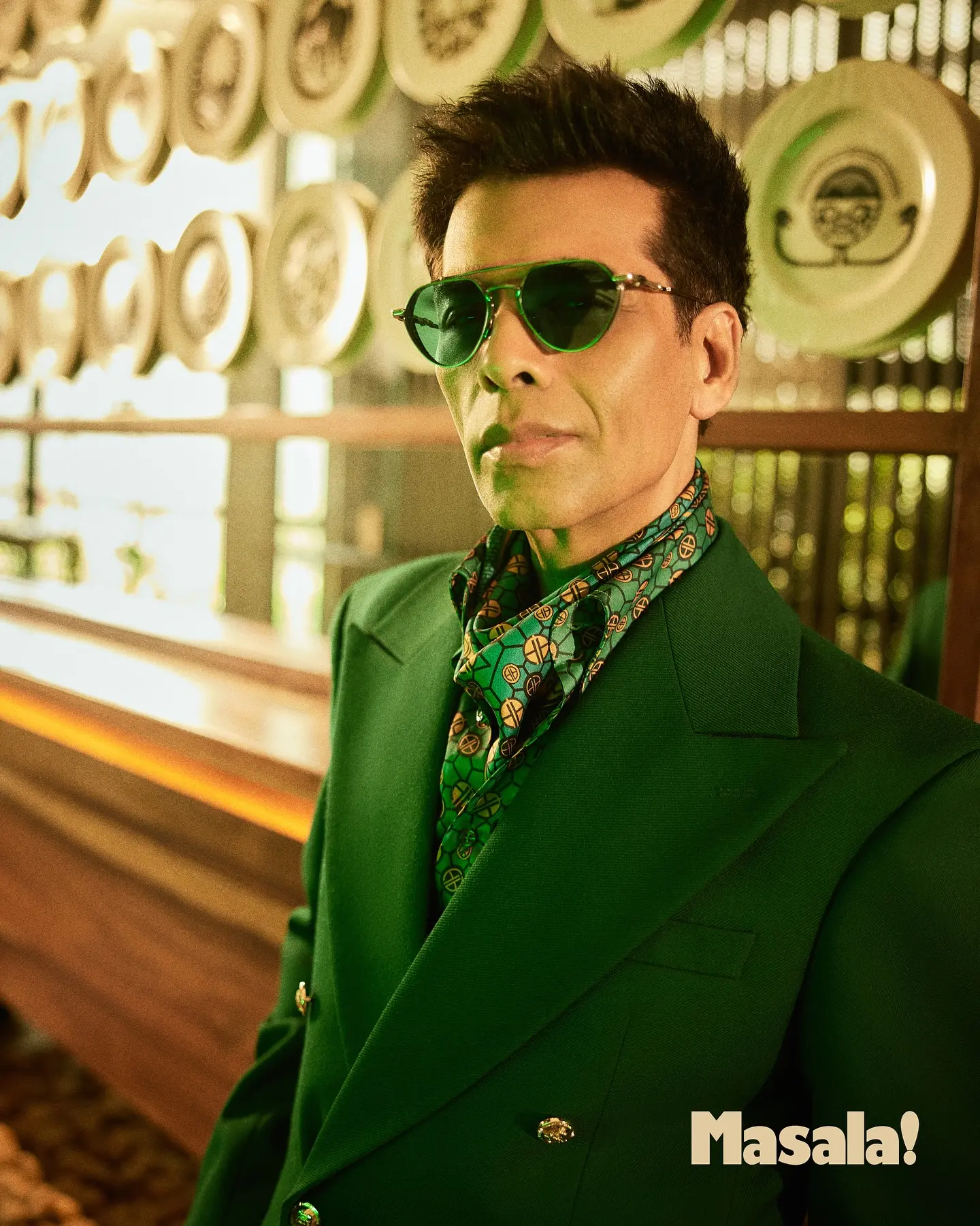 Karan Johar Brings Bold Style To Masalauae Cover