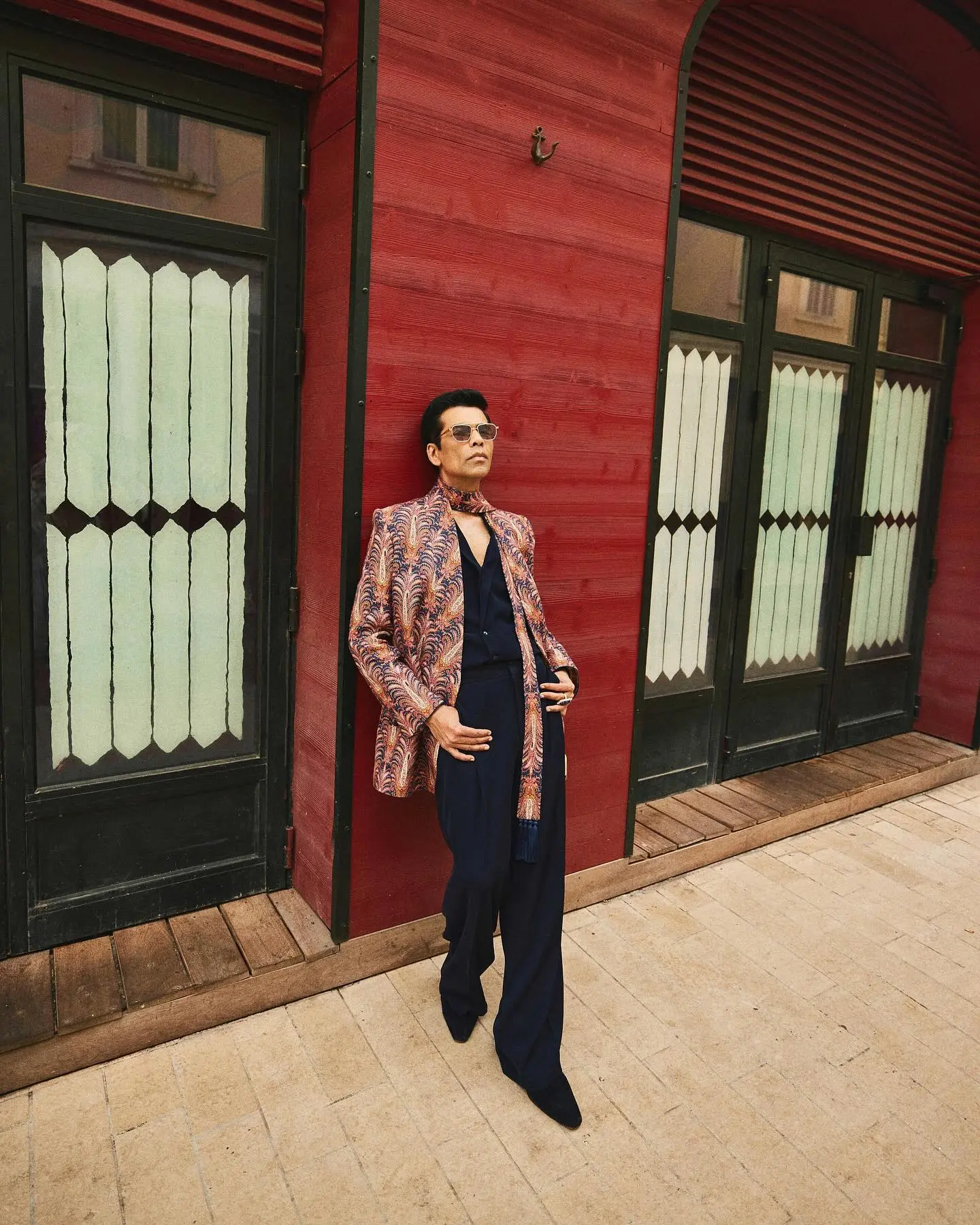 Karan Johar Dazzles At Cannes With Bold Maison Valentino Look At Cannes, Karan Johar brings extravagant style and charm with a daring Valentino twist!!!