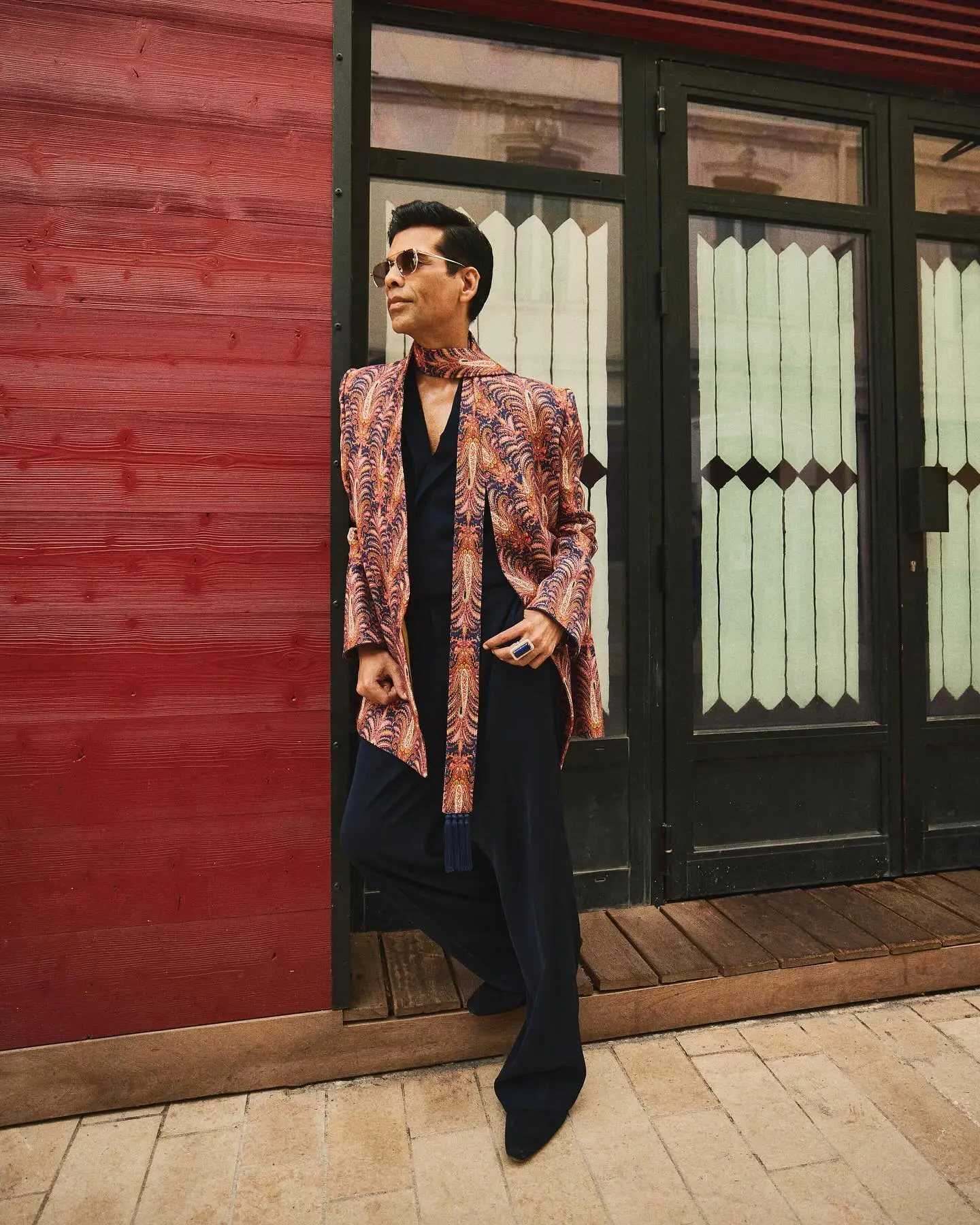Karan Johar Dazzles At Cannes With Bold Maison Valentino Look