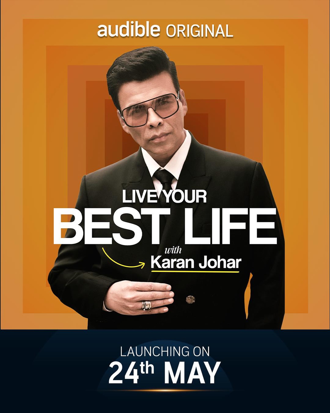 Karan Johar Explores Self-Growth on New Podcast A revealing talk on self-love, awkward truths & the journey to pure confidence on Audible!